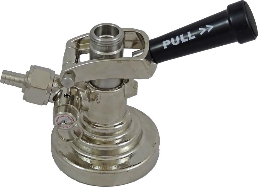 Bev Rite CK721G Keg Coupler, Small, Chrome