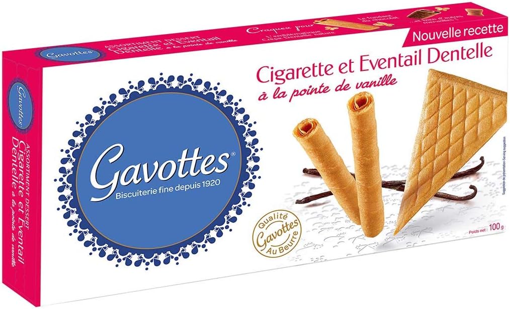 Gavottes Crispy Rolled And Fan Wafers 100G (Pack Of 1)