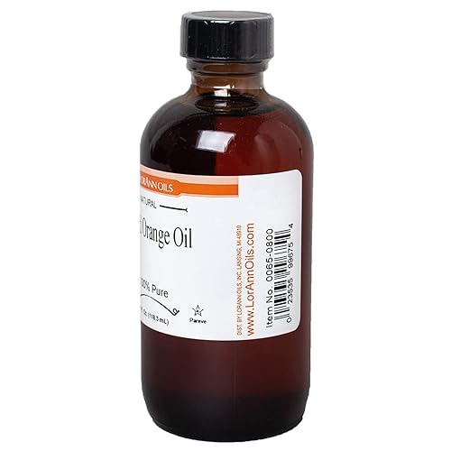 Miniatura 3 de LorAnn Aceite de naranja sanguina SS, sabor natural, botella de 4 onzas