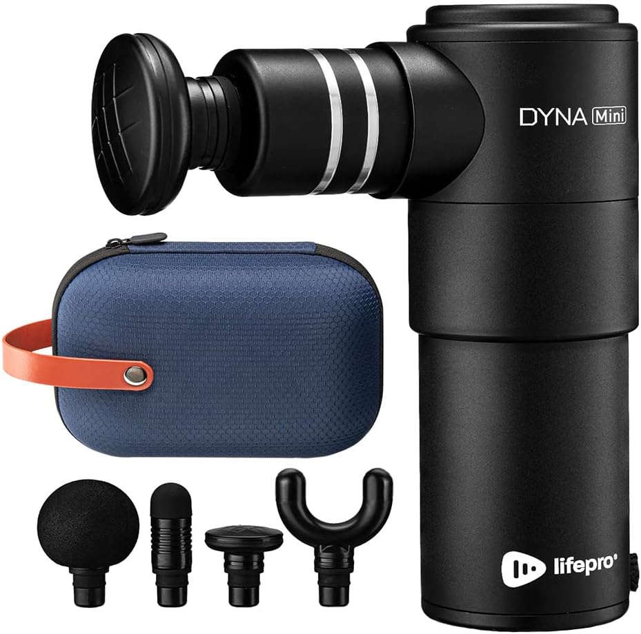 LifePro Mini Massage Gun Deep Tissue Massager DynaMini Portable