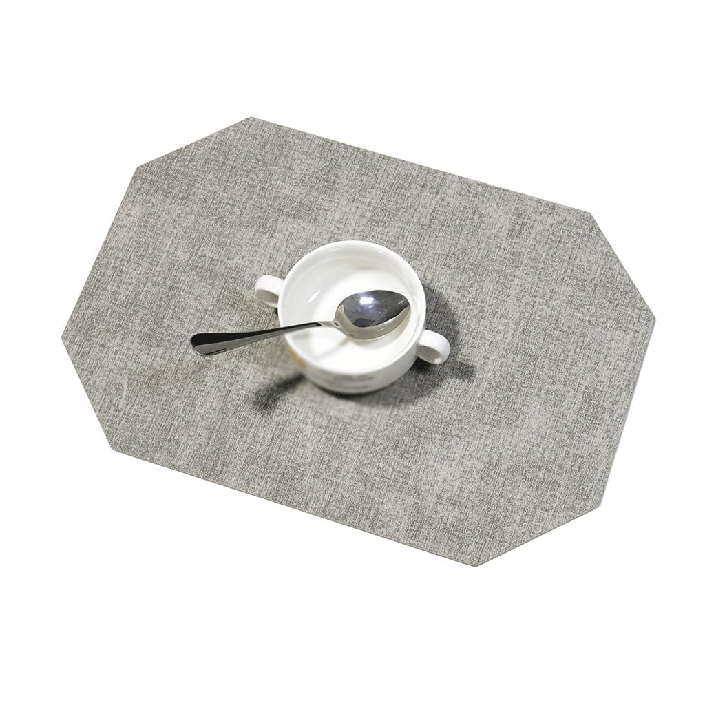 Table Decoration Western Placemat Octagonal Mat Waterproof Insulation Hotel