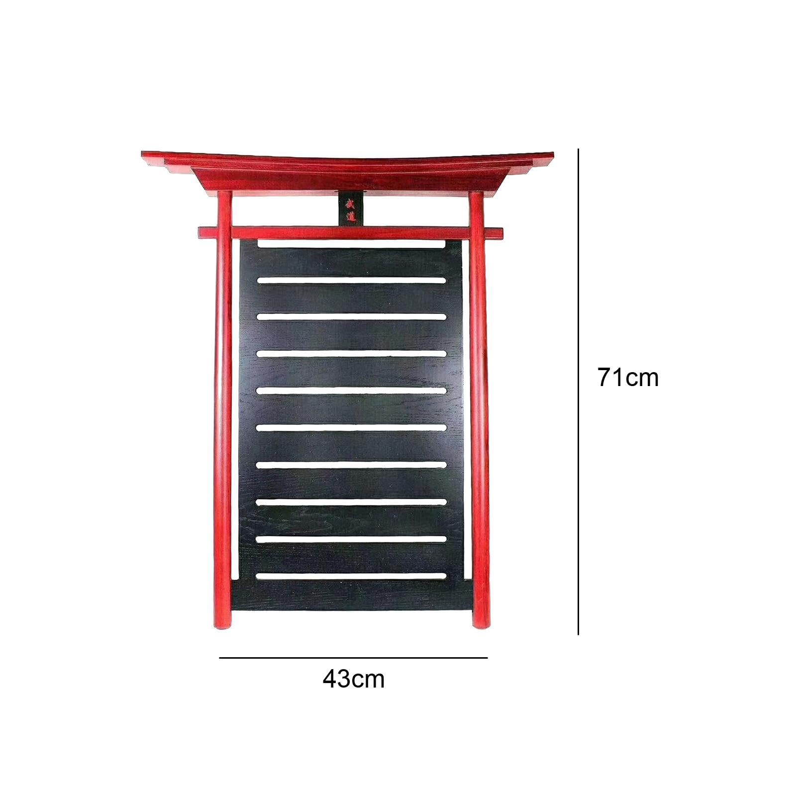 QSTDGVPW Wooden Karate Belt Holder Hanging Display Rack
