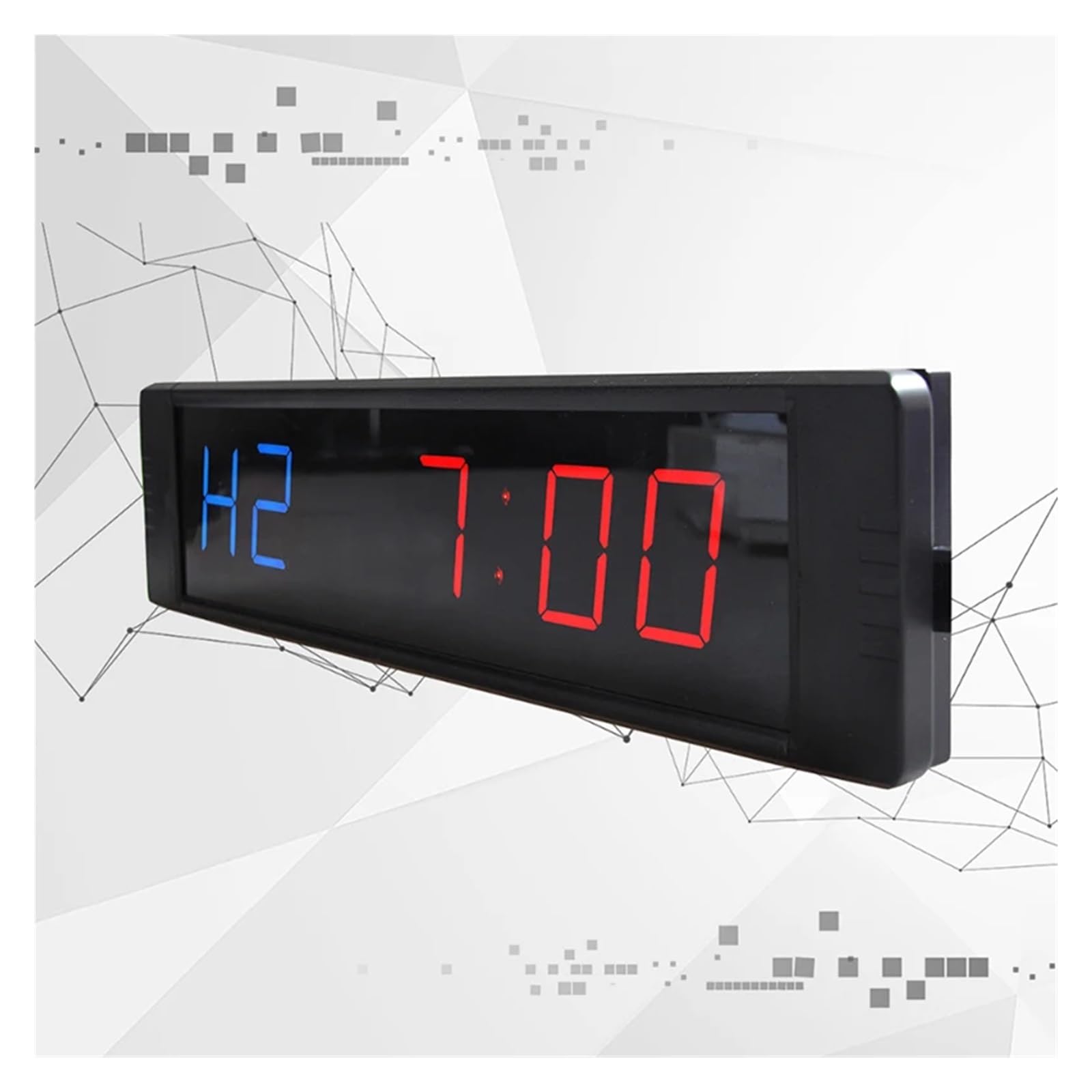 LED Garage Timer Boxe Palestra Intervallo programmabile Conto alla rovescia/UP Cronometro Orologio in tempo reale(GI2G1R)