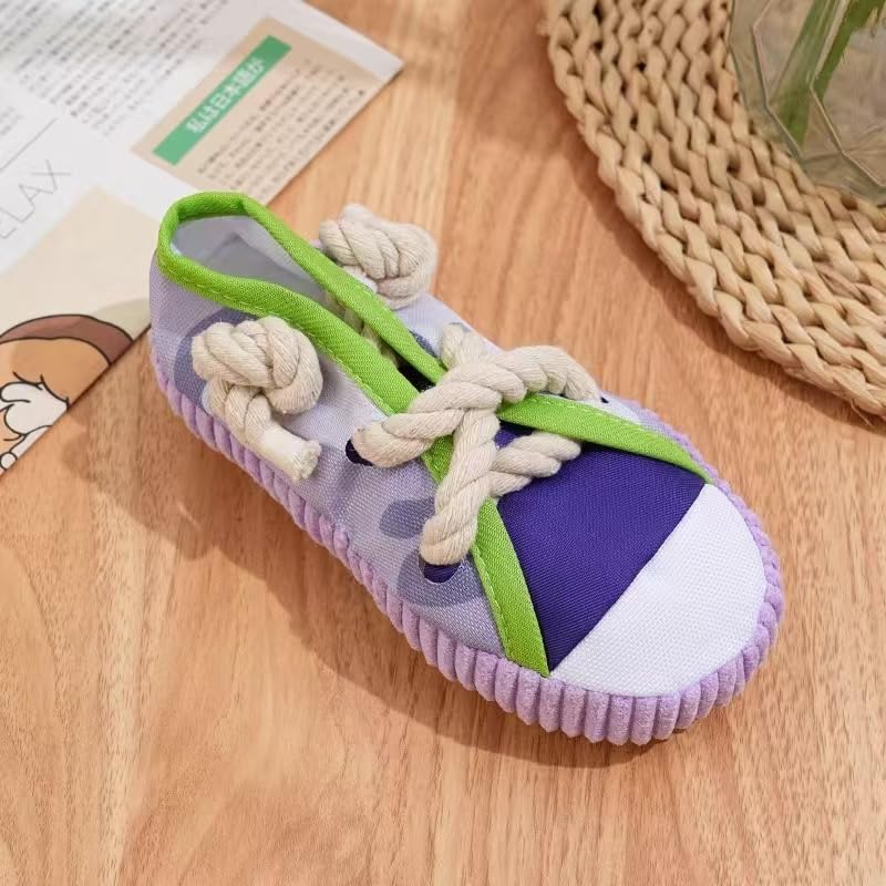 Dog Squeaky Toy Slipper - Self-Entertainment Toy for Boredom Relief, Teething, Chew-Resistant, Energy-Burning, Suitable for Small and Medium-Sized Dogs - Image 3