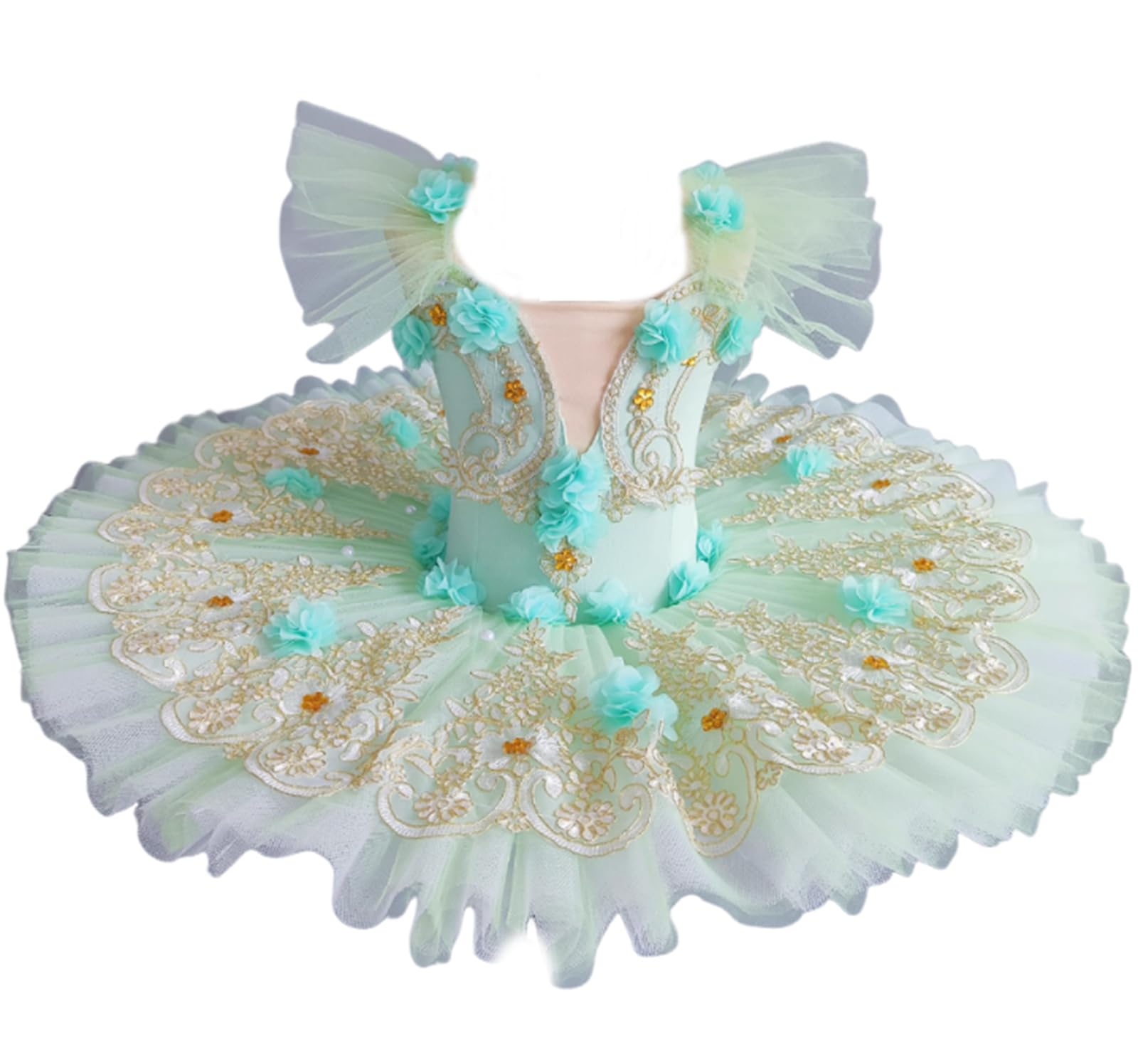 Robe d'entraînement et de spectacle style Little Swan pour le gala de danse