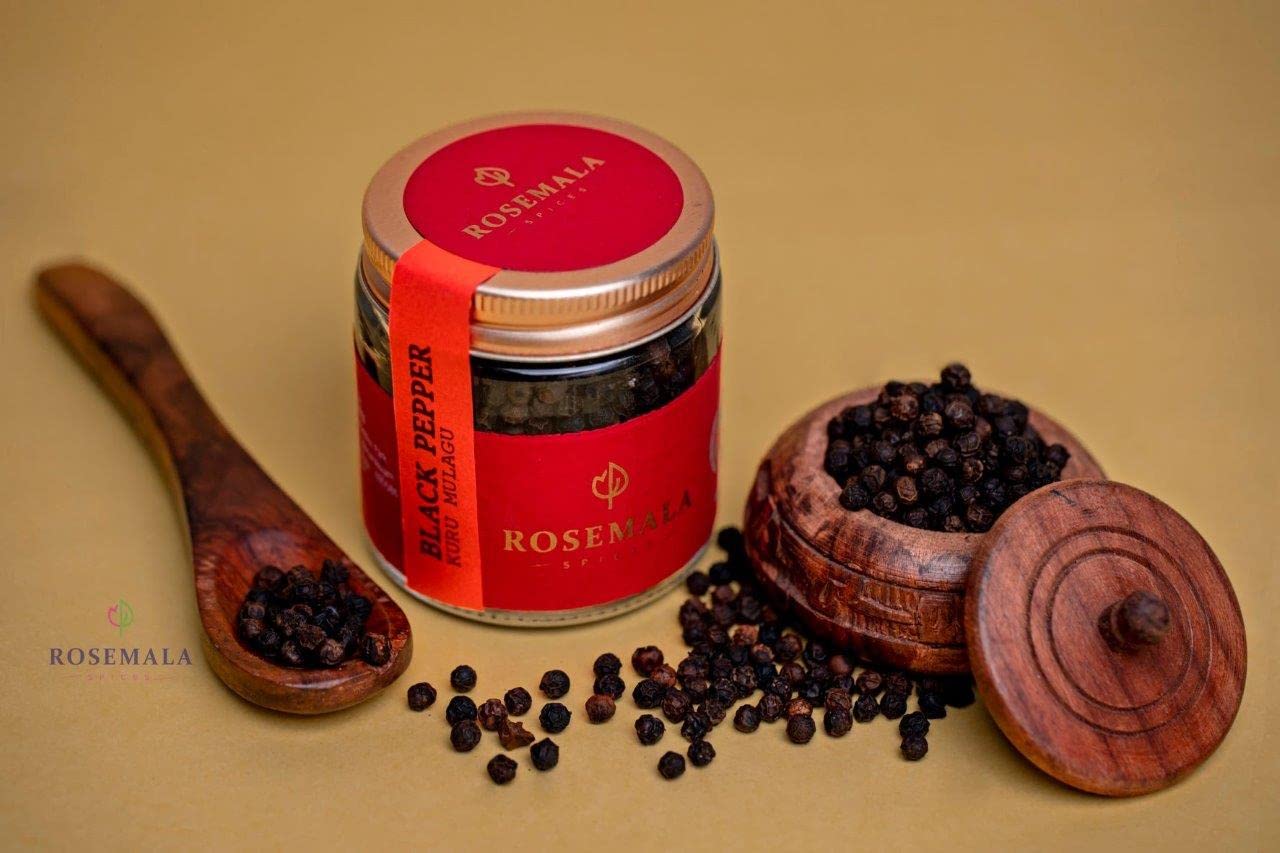 ROSEMALA SPICES Whole Spices Eco-Friendly Gift Box (Black Pepper, Cardamom, Cloves, Cinnamon) 2
