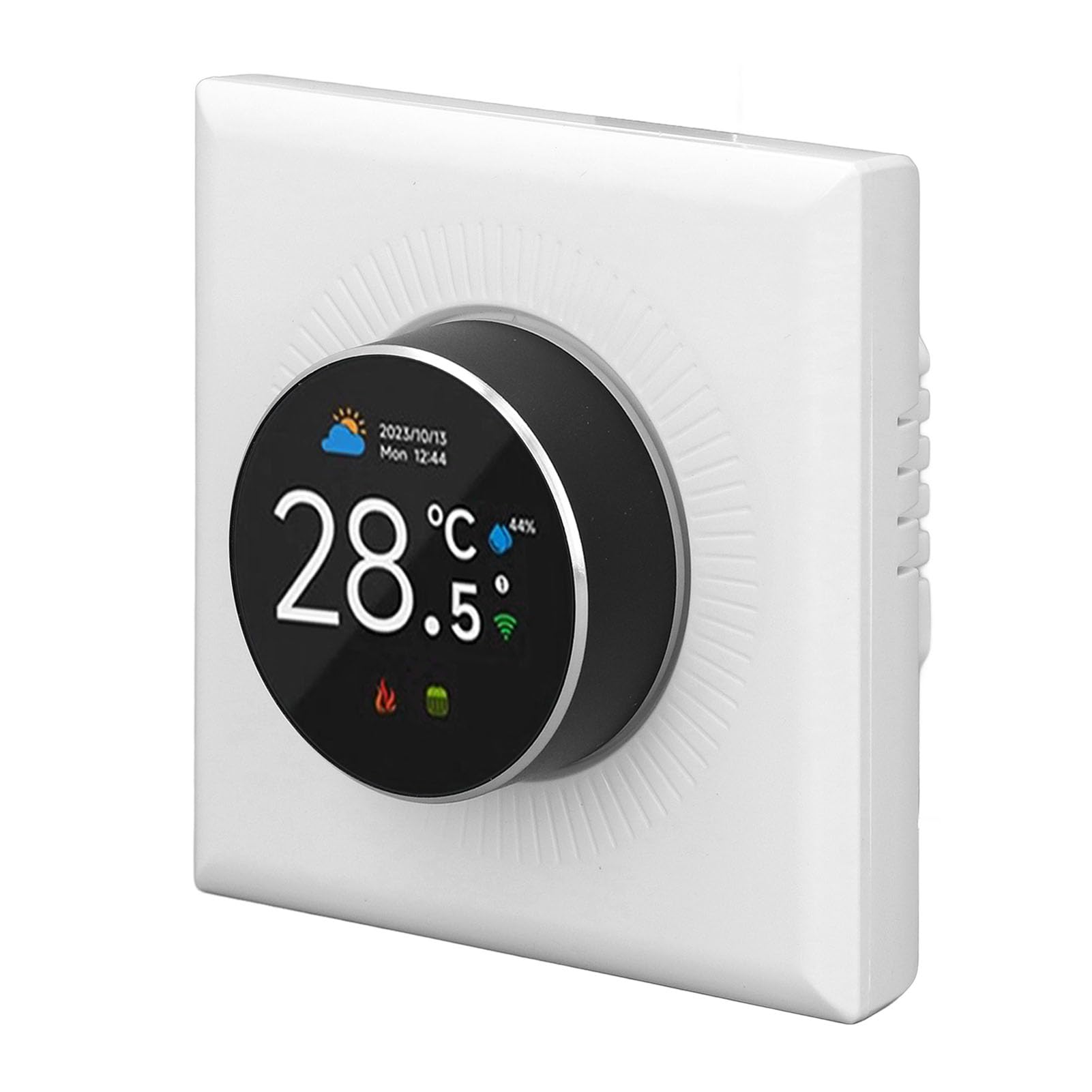 KIMISS Termostato Inteligente WiFi para Calefacción Eléctrica y Control de Voz: Controlador de Temperatura Programable con Pantalla LED y Ajuste de Las Perillas