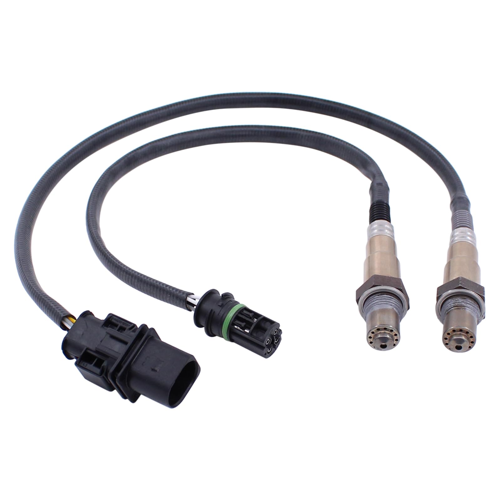 Lambdasonde Lambdasensor Regelsonde vor Kat und Diagnosesonde nach Katalysator Sensor O2 Sauerstoffsensor Sauerstoff Sonde Sensoren für 1er E81 E87 E88 116i 118i 3er E90 E91 E92 E93 316i 318i N43