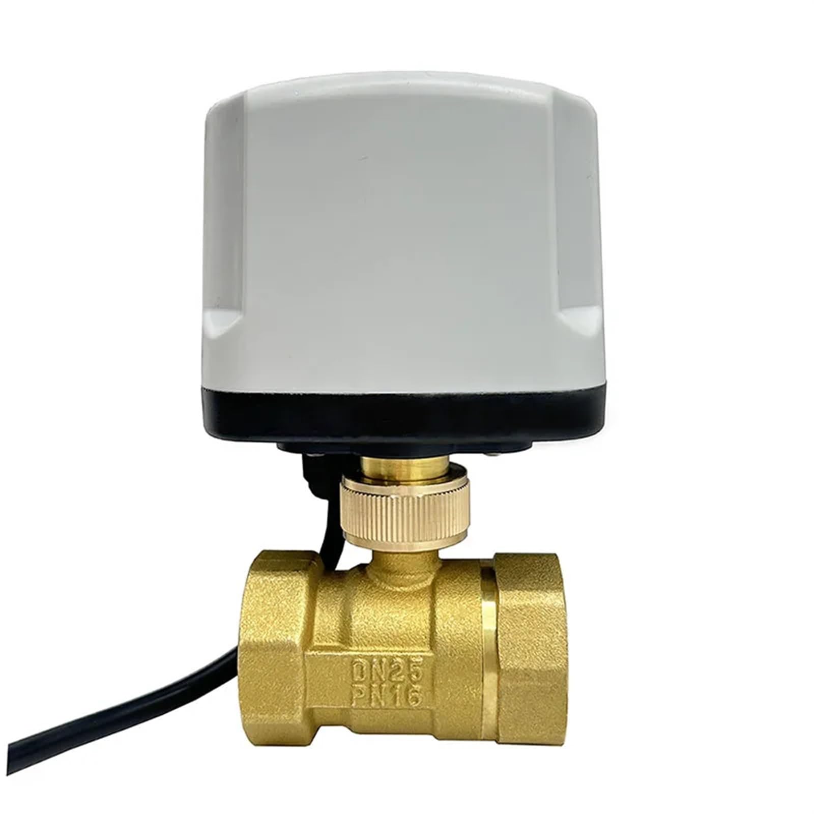 Válvula de Bola motorizada Impermeable de latón de 1/2", 3/4", 1" y 2", 220 V, 12 V y 24 V, de Tres o Dos Hilos.