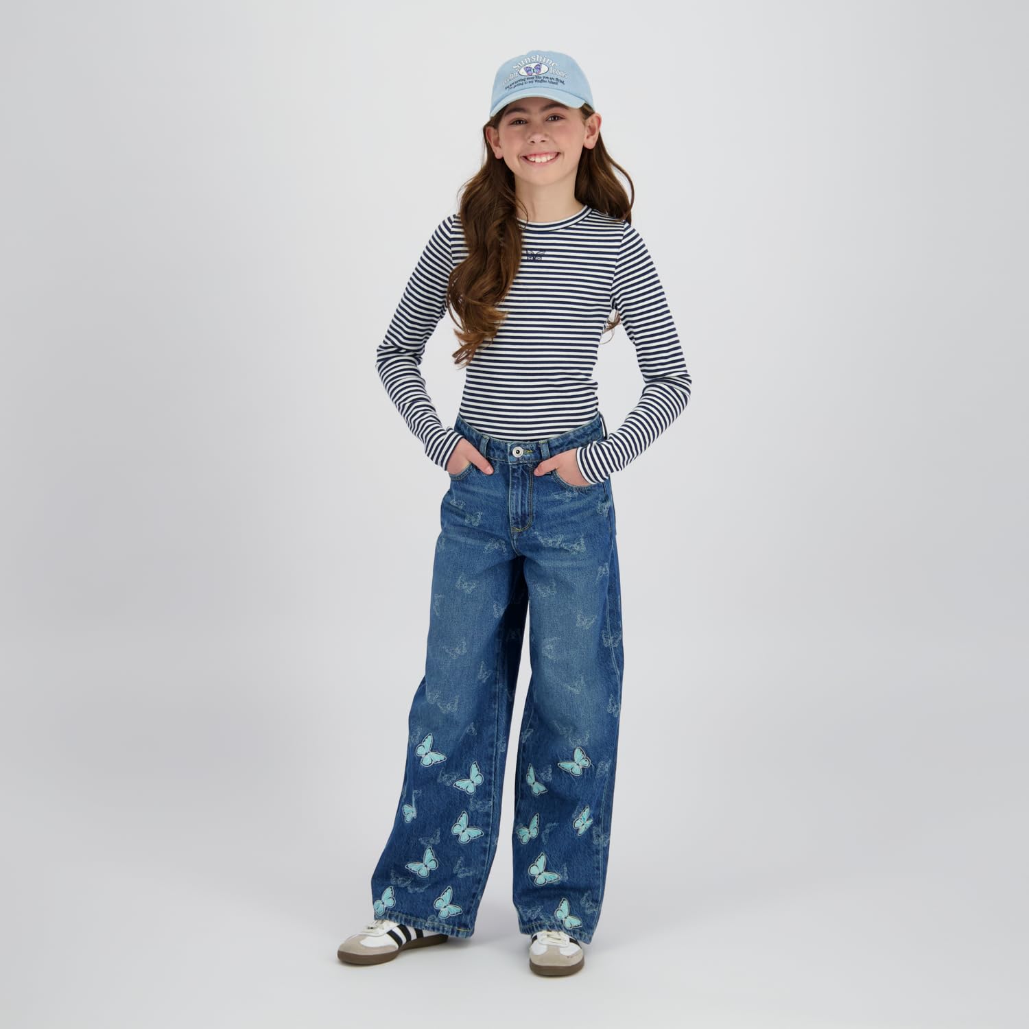 Vingino Mädchen Cassie Butterfly Jeans