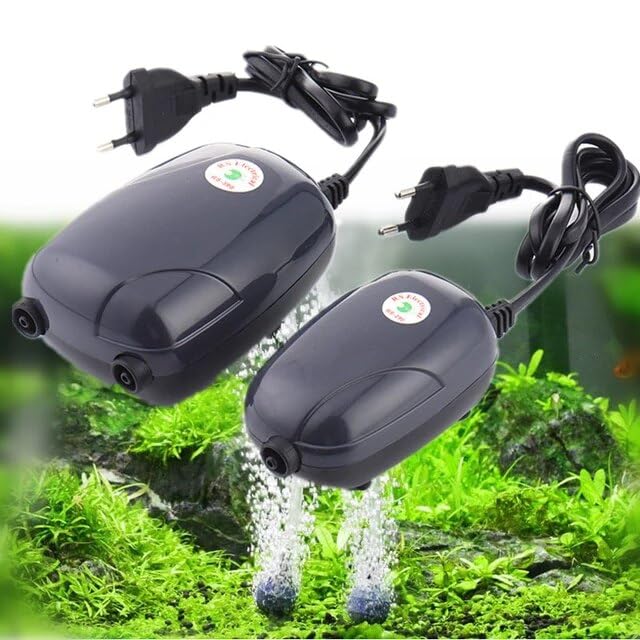 RS ELECTRICAL RS390 Aquarium Air Pump with 3 Meter Air Tube and 2 Air