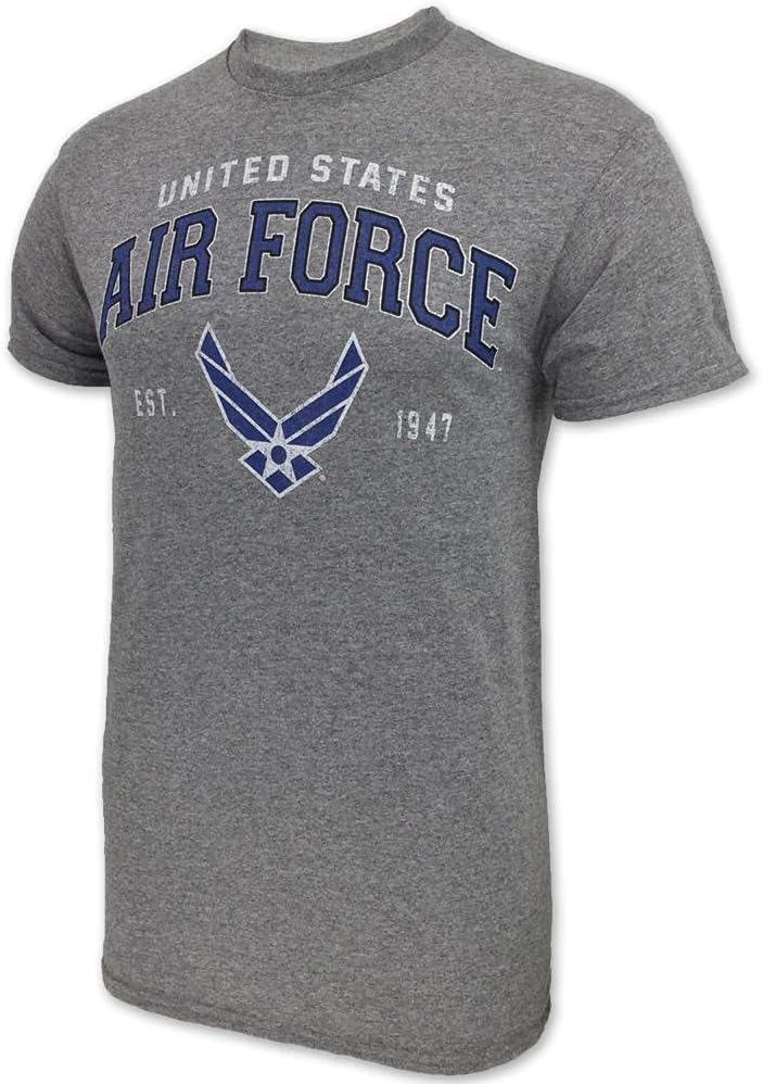 US Air Force Wings Est. 1947 Faded Short-Sleeve T-Shirt, Unisex - Licensed US Air Force Shirts for Men