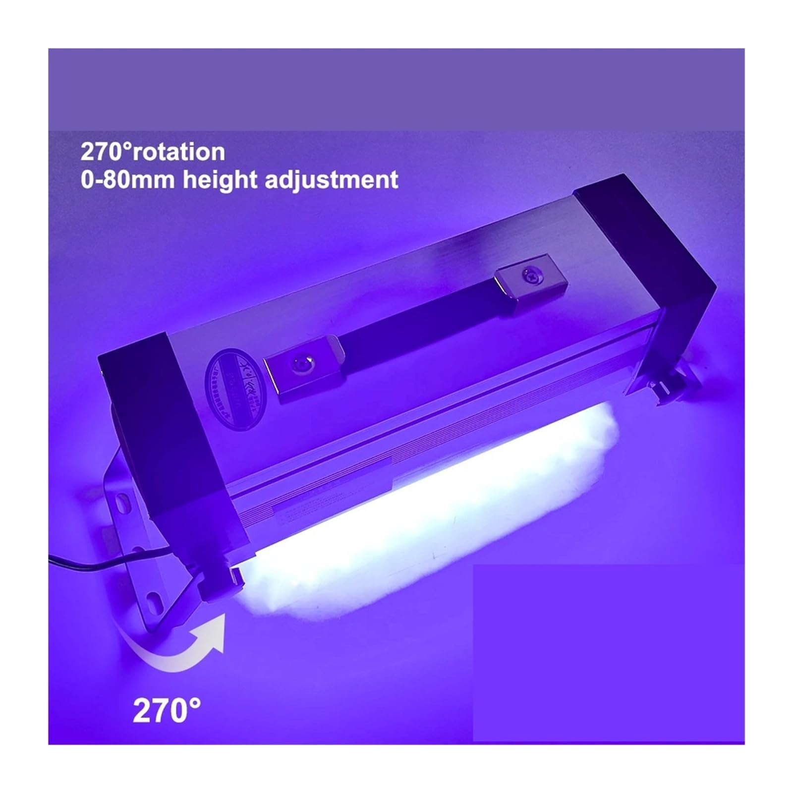 Lámpara de curado LED UV 800W 395nm 365nm 405nm portátil refrigerada por aire para serigrafía