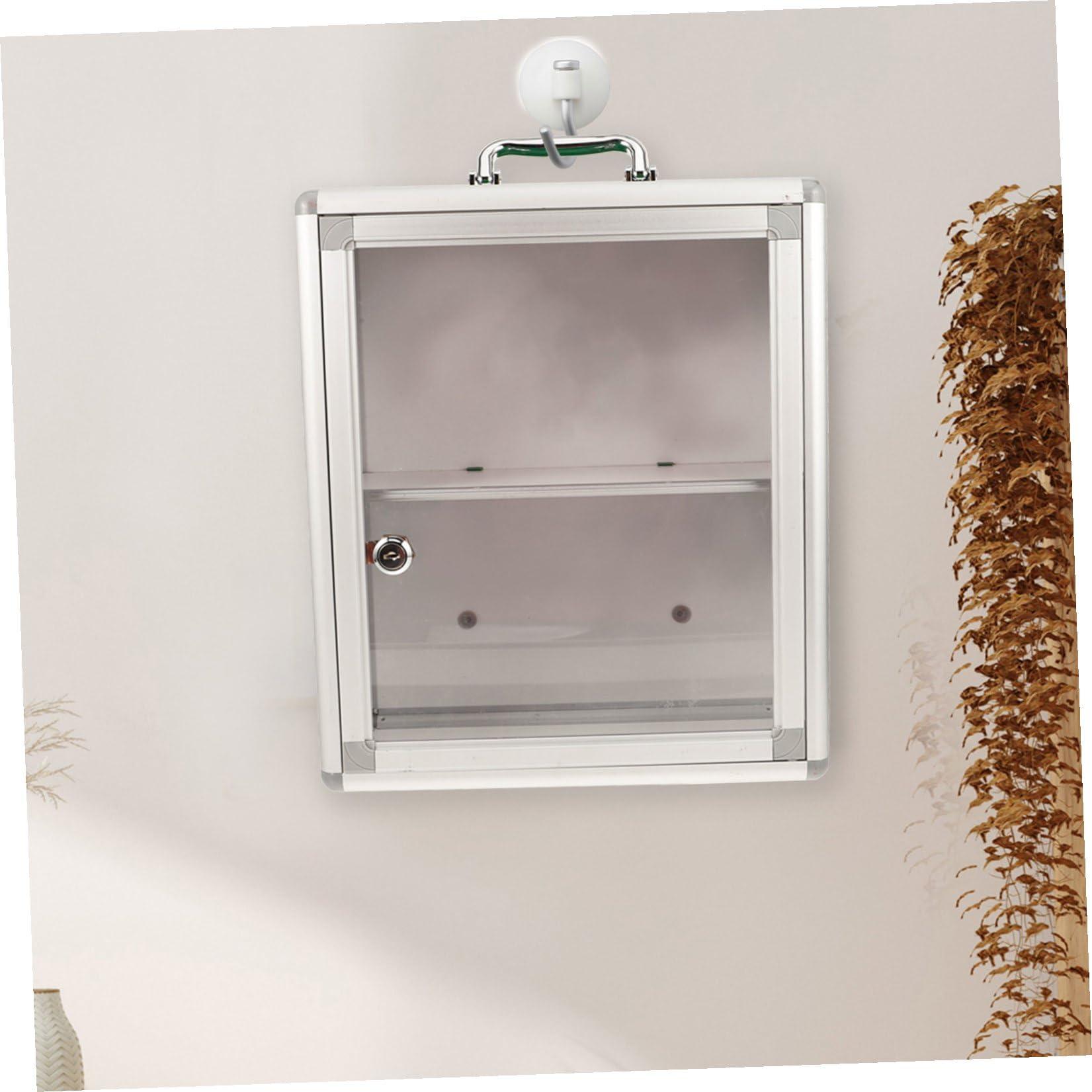 Botiquín y Almacenamiento Clasificado Gran Capacidad de Primeros Auxilios para Pared Diseño Montado en Pared, Panel Transparente para Oficina o Coche