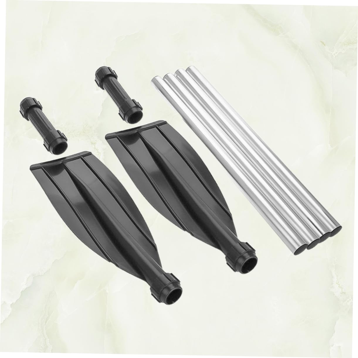 UKCOCO Doble Extremo de 210 Cm de Aleación de Aluminio Desmontable para Kayak Retenedor y Anillos Antigoteo para Actividades Acuáticas