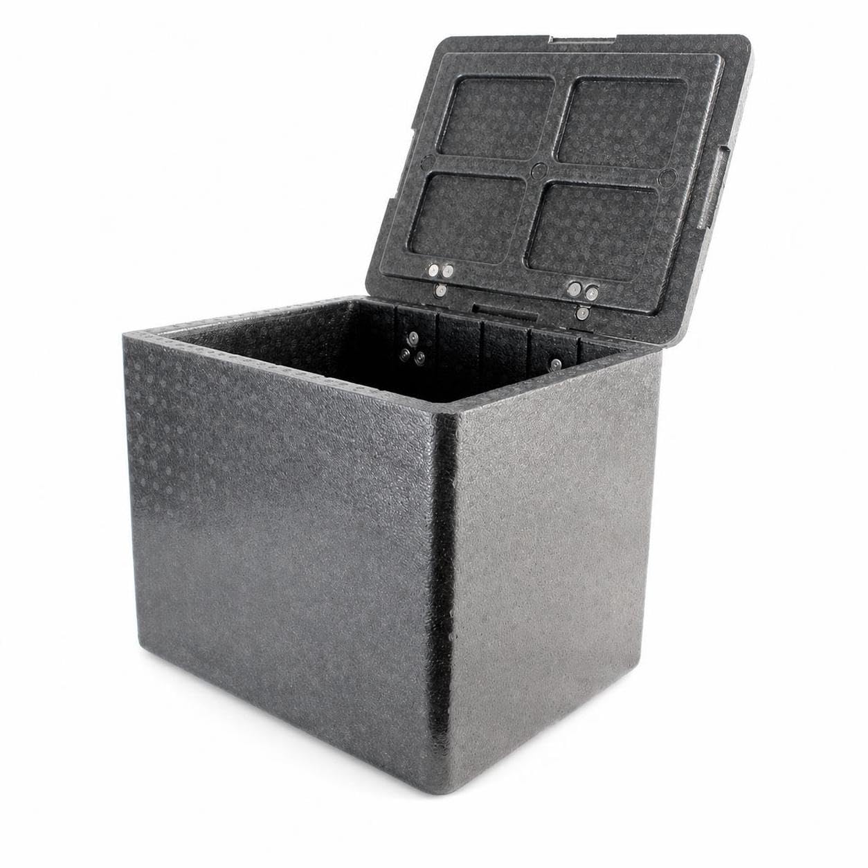 Caja Térmica Espuma, Contenedor Isotérmico para Entrega Alimentos, Aislamiento para Comida Caliente y Fría, 18L y 43L