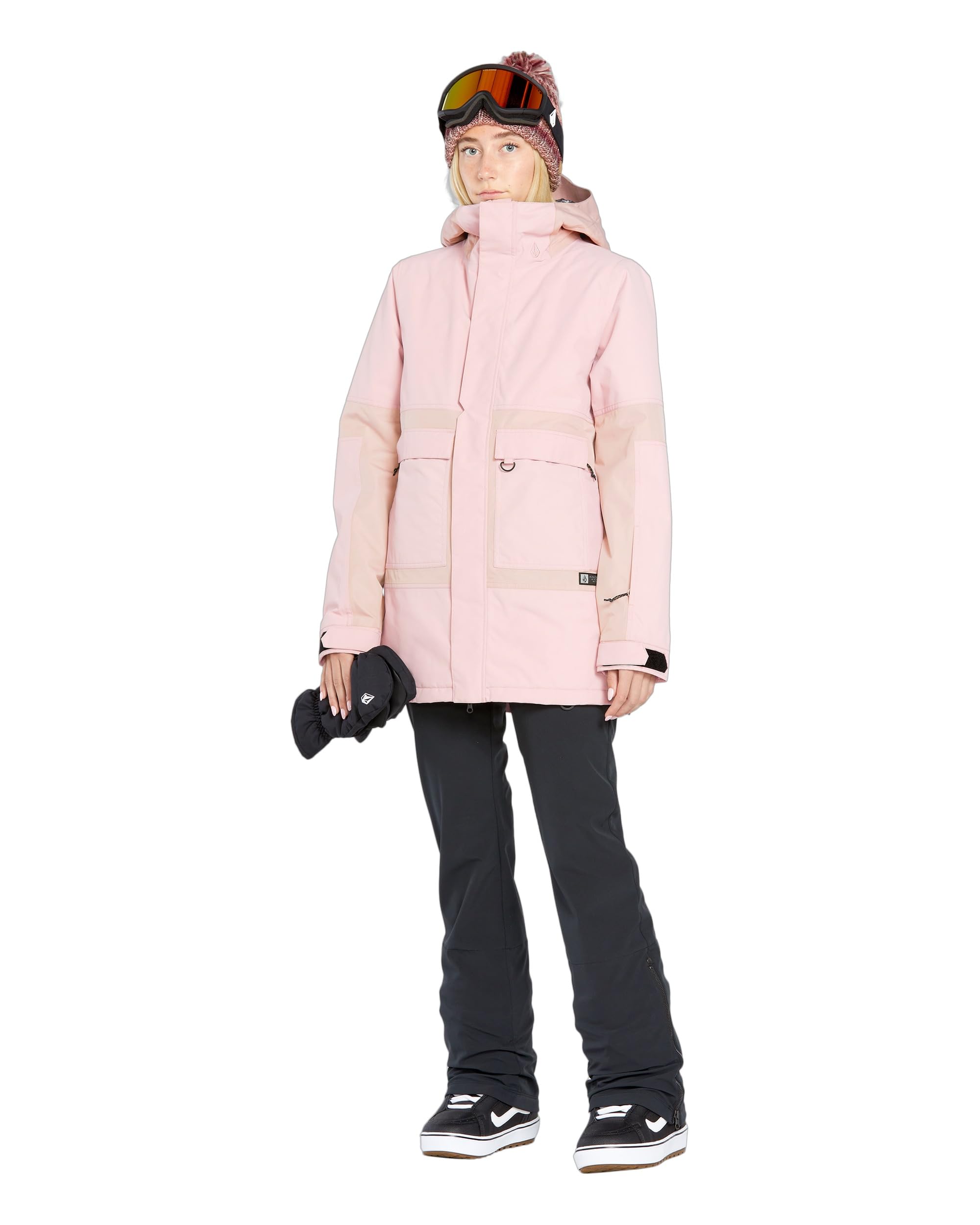 Volcom Women's Battle Stretch Skinny Fit Snowboard Pant Black