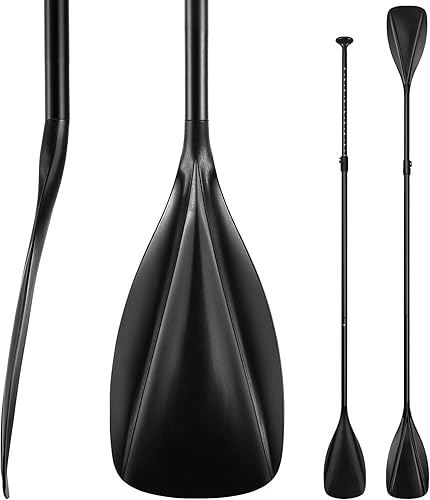 Miniatura 7 de BESPORTBLE Raquetas SUP ajustables de aleación de aluminio, paletas telescópicas para verano, surf, canoa, kayak