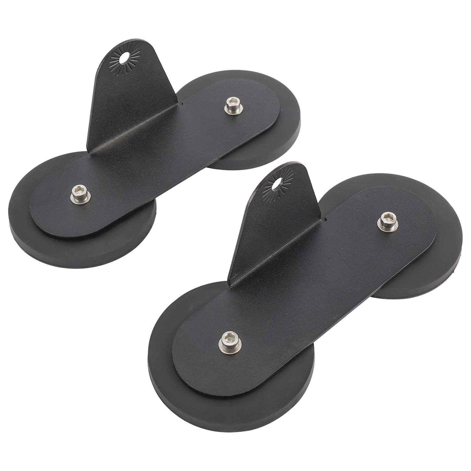 KUNTEC2Pcs Powerful Magnetic Base Mount Sucker Holder LED Magnetic Mount Bracket for LED Offroad Light Bar