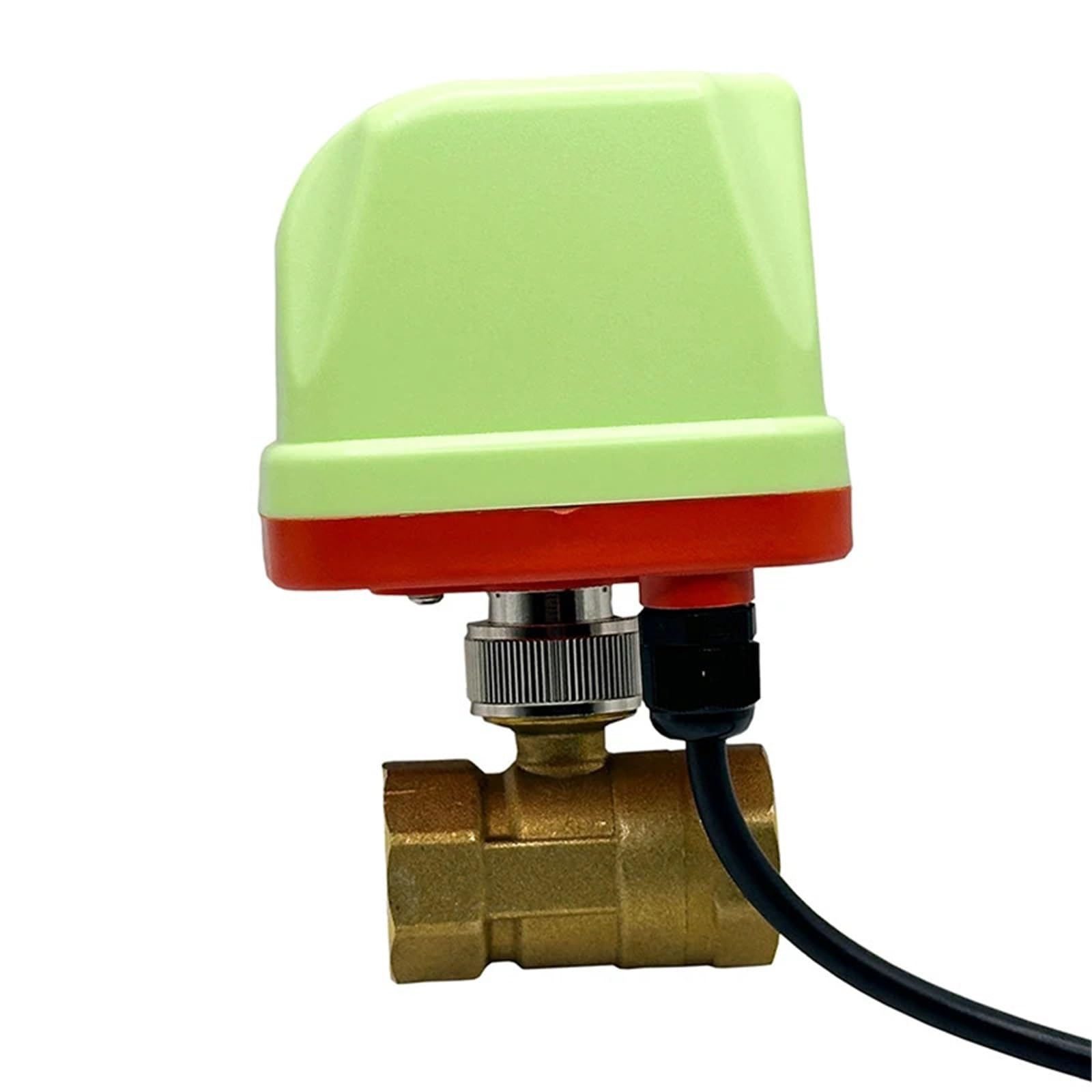 Valvola a sfera motorizzata impermeabile IP65 da 1/2", 3/4", 1", 2", valvola a sfera in ottone a 3 fili e 2 controlli, motore in metallo Big Tq(1/2",24VDC_CR03)