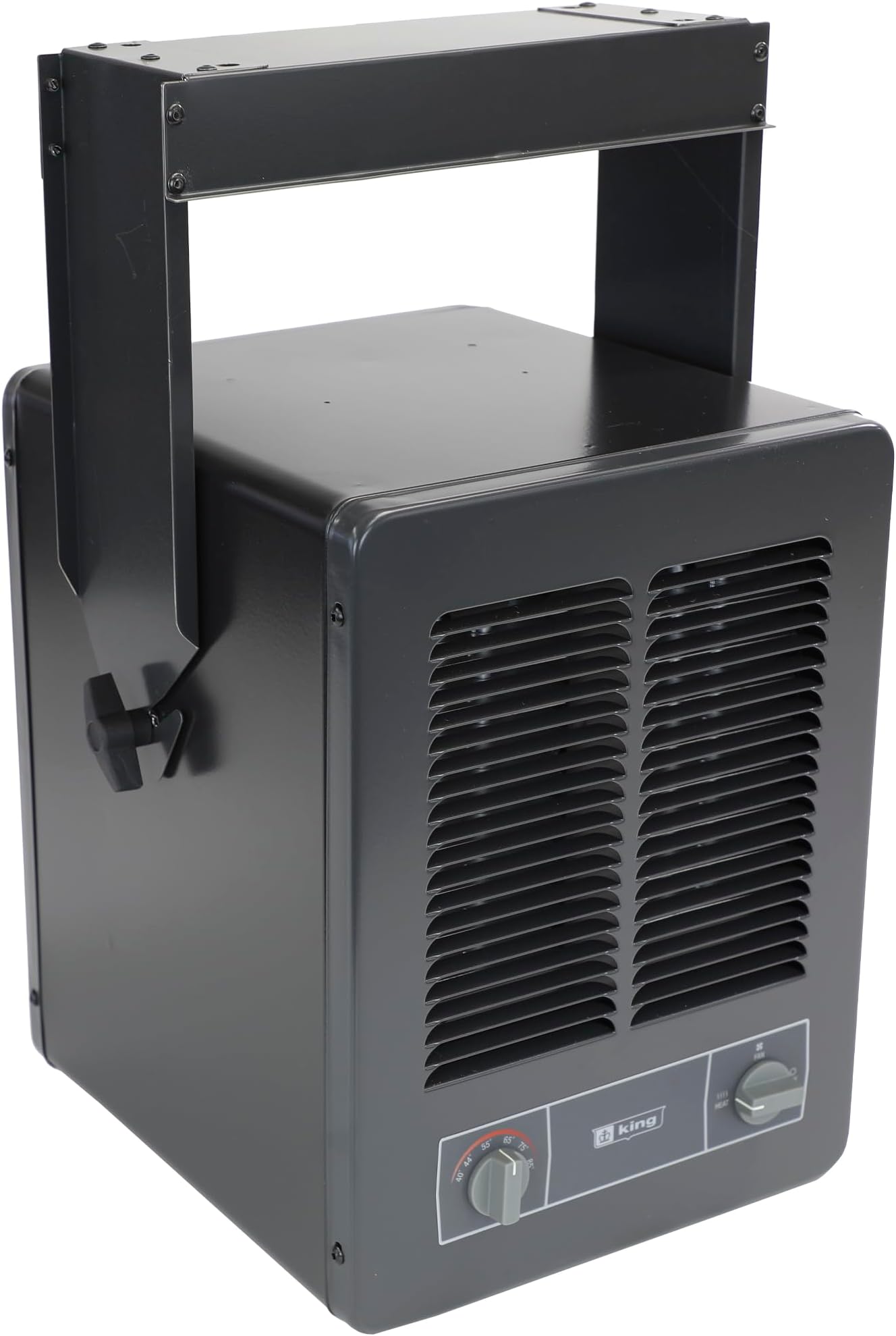 KING KBP2406 KBP Multi-Wattage Compact Unit Heater, 5700W / 240V / 1 Ph, Onyx Gray