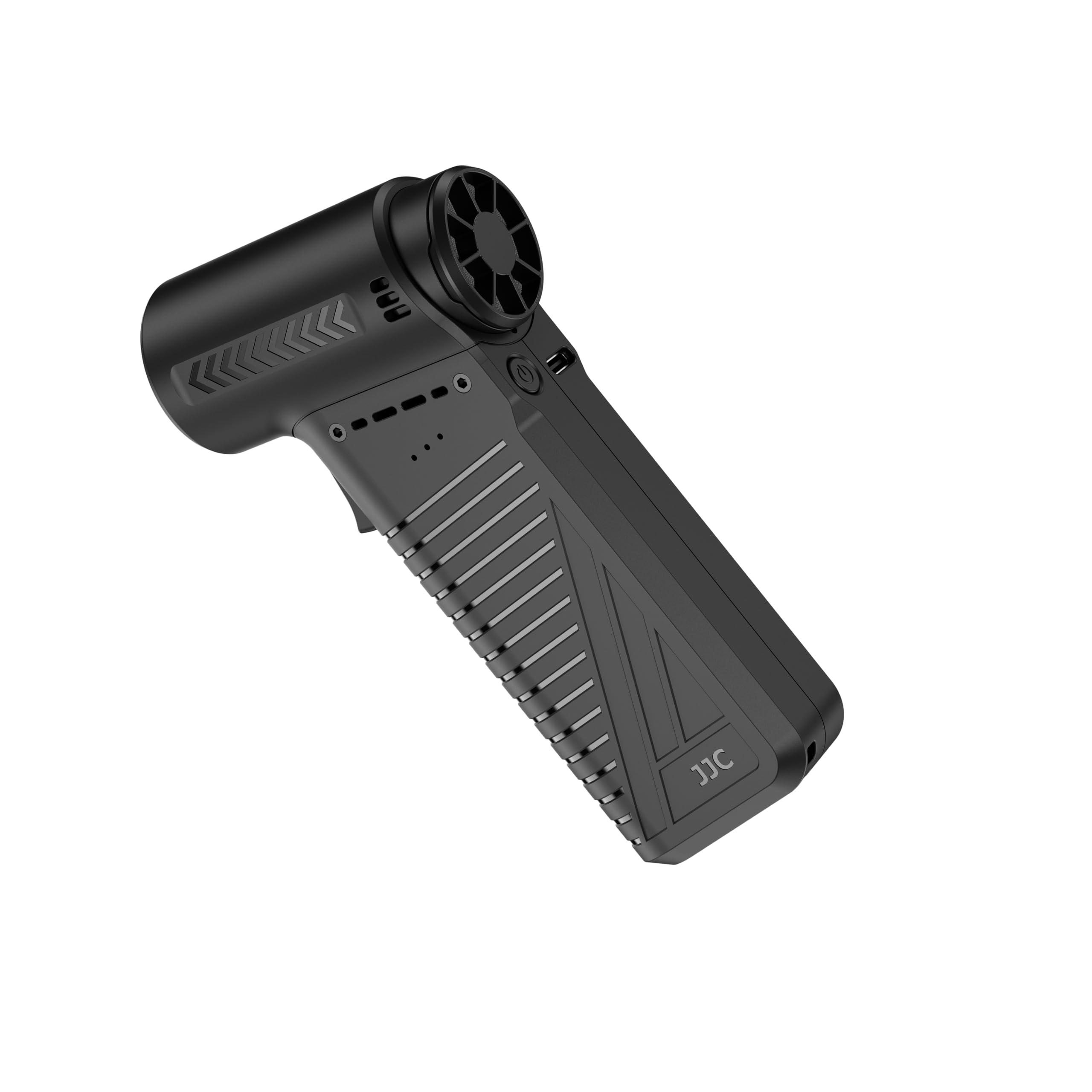 JJC Mini plumero eléctrico de aire comprimido con motor sin escobillas y filtro de polvo para lente de cámara PC Clean, soplador de polvo recargable turbo portátil inalámbrico de 105000 rpm, 4