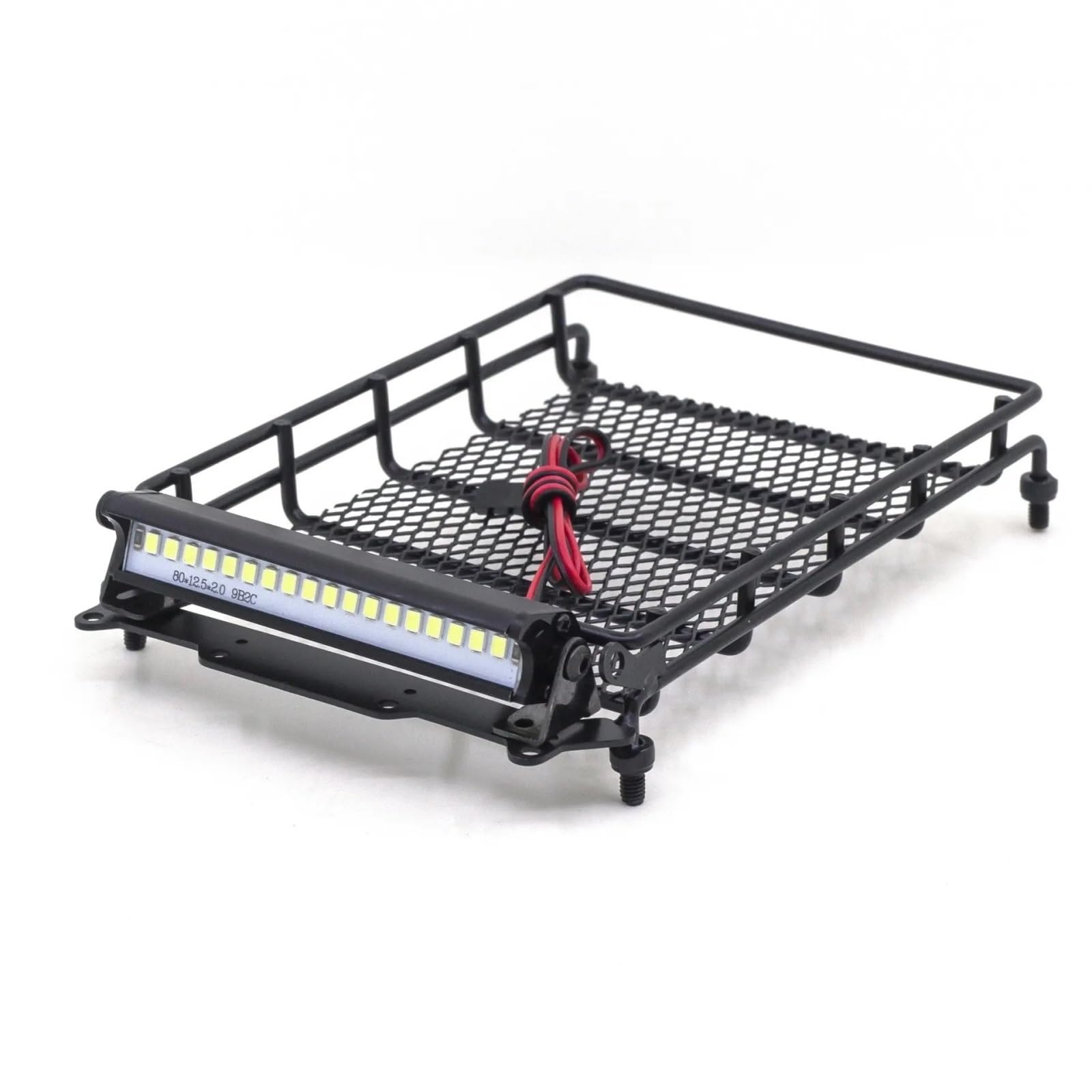 Luces de coche RC accesorios upgrade baca de metal MN D90 1/12 6