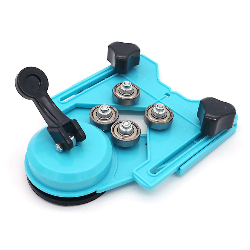 Guida Per Forare Piastrelle E Vetro - Localizzatore Fori Regolabile Con Ventosa - Foto 3