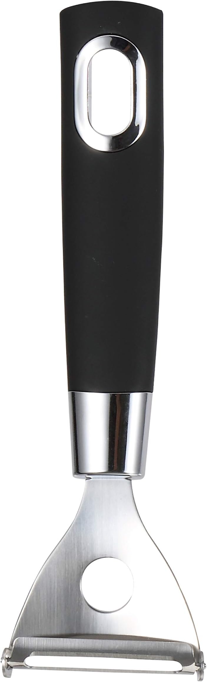 Bergner Ergo Stainless Steel Y Shape Peeler, 19 Cm, Bg38764Bk, Matt Black
