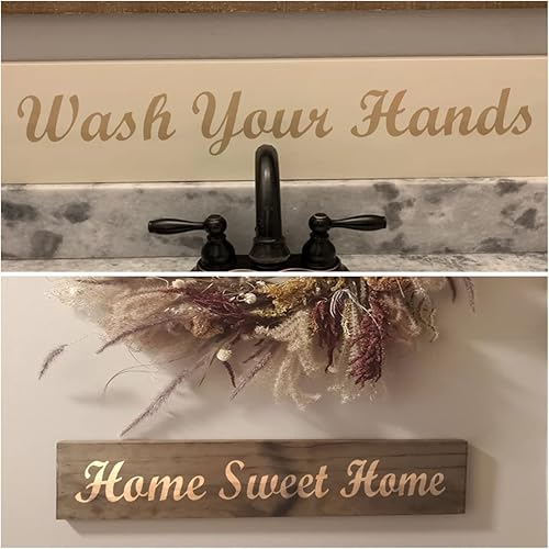 Miniatura 5 de Plantillas de letras del alfabeto de 2 pulgadas para pintar, paquete de 70 plantillas de letras y números con letreros para pintar sobre madera,