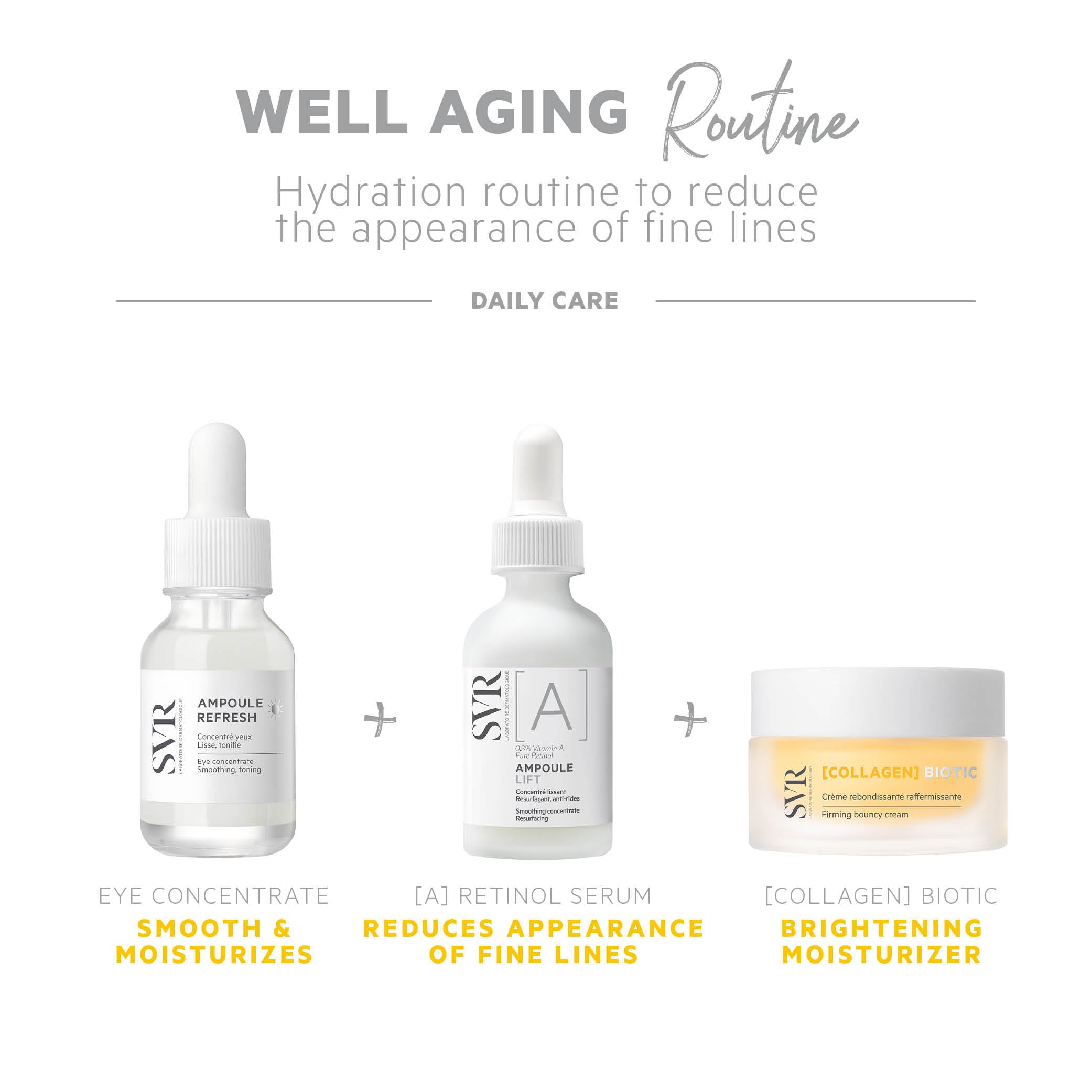 SVR COLLAGEN Biotic Firming Face & Neck Cream with Hyaluronic Acid, Collagen Peptides & Vitamin C. Day & Night Moisturizer That Targets Fine Lines and Wrinkles. For All Skin Types, 1.7 fl.oz.