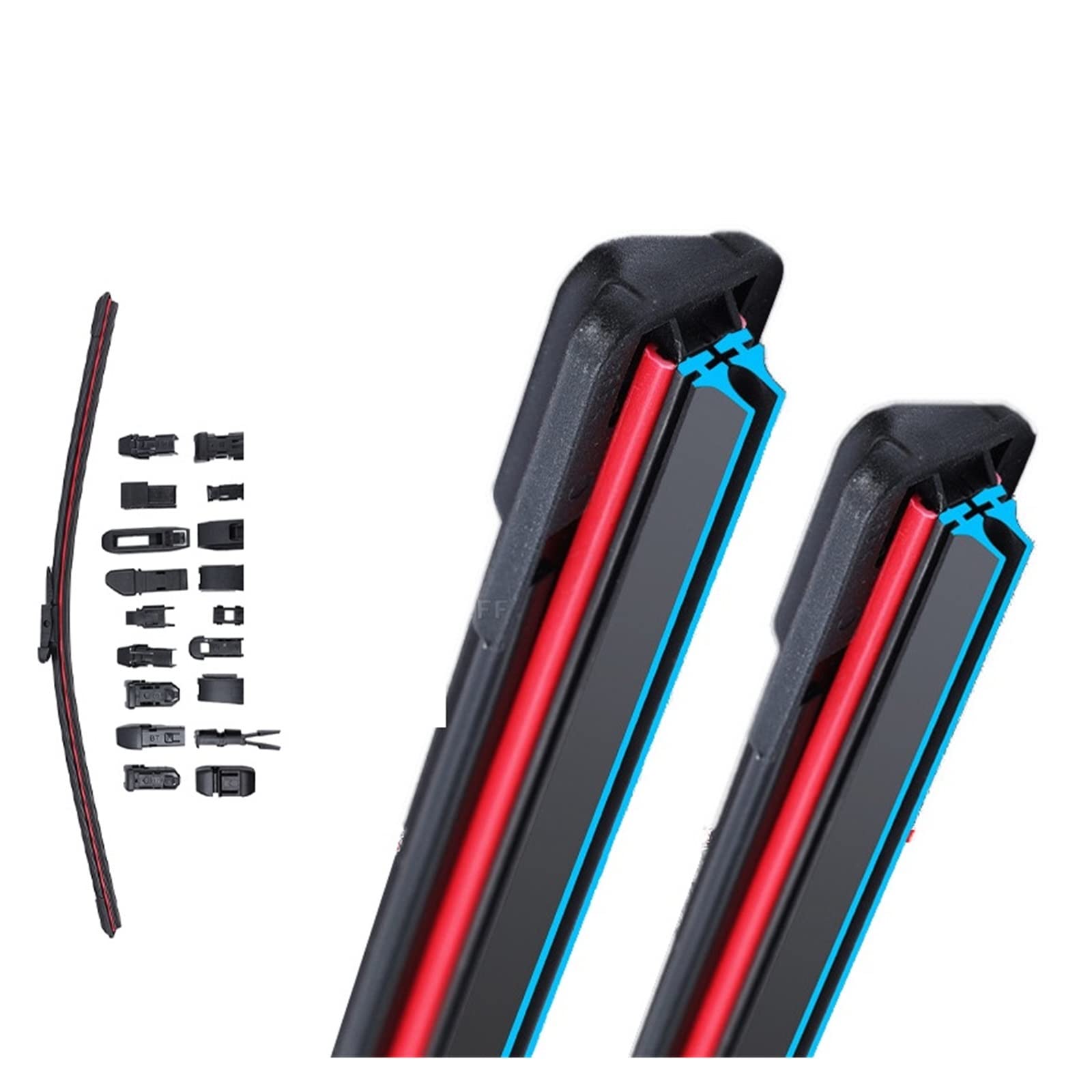 Escobillas Limpiaparabrisas Para Toyota para Land Cruiser para 100 200 J1 J2 J3 para SUV 1998 2000 2005 2008 2012 2015 2019 2021 2022 limpiaparabrisas de coche. (Color : C)