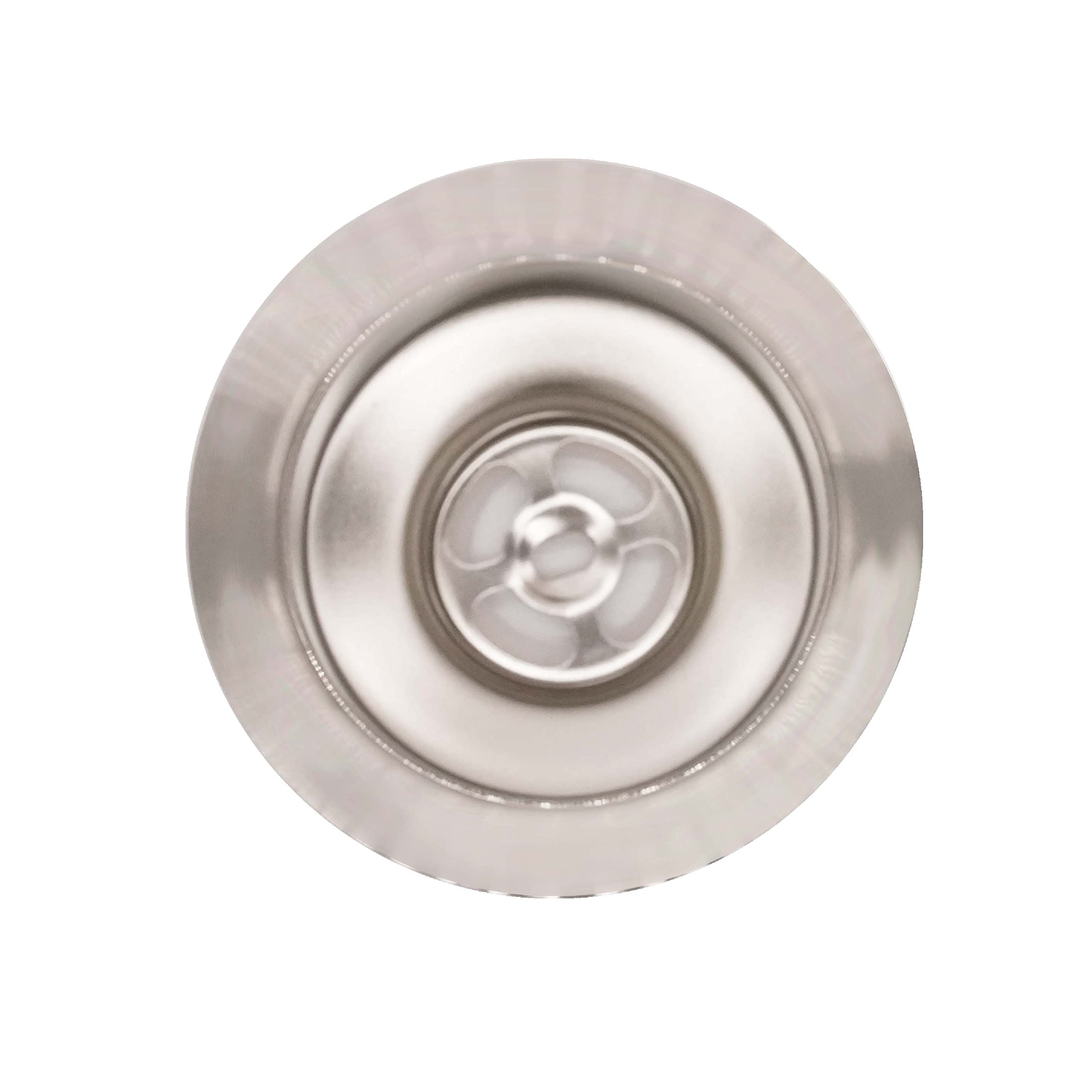 Westbrass CO2185-20 Combo Pack 3-1/2 "Post Style Large Kitchen Sink Basket Filtro e scarico rifiuti Flangia con Stopper, Acciaio Inox