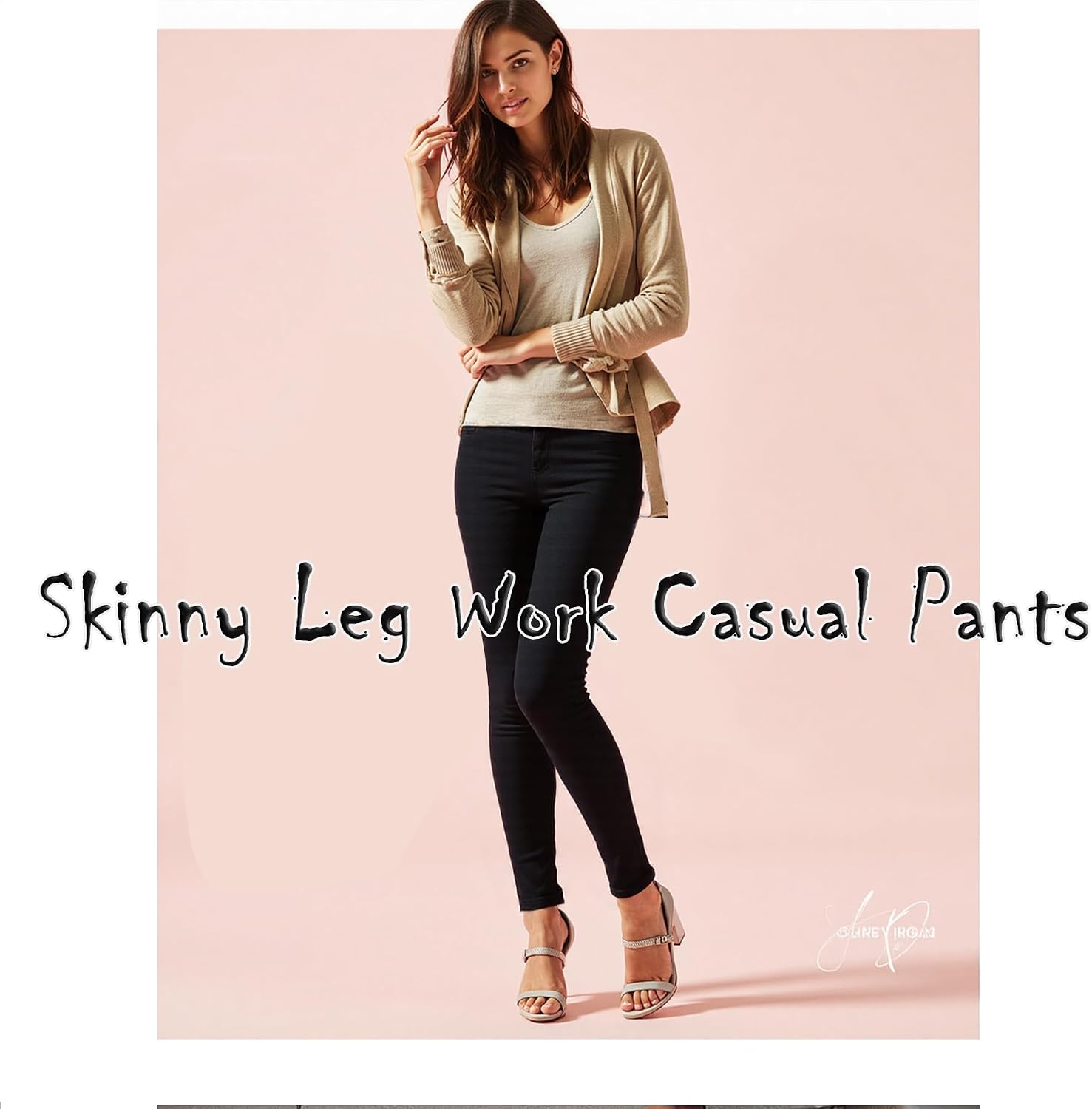Women Dress Pants Stretch Comfy Business Casual Work Pants with Pocket