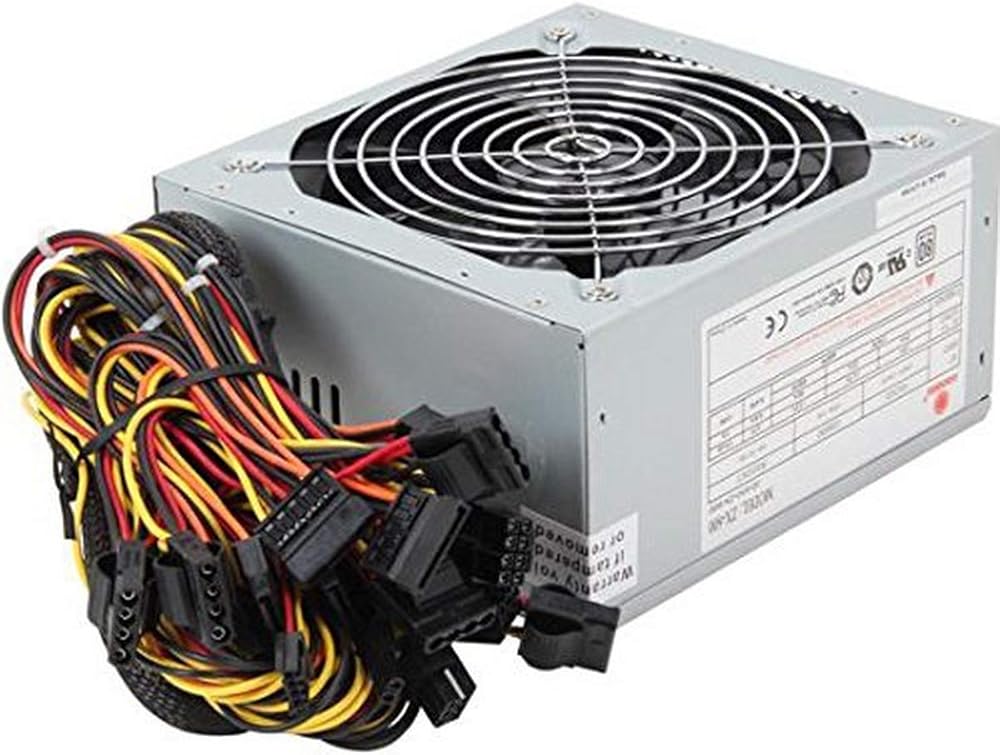 Coolmax Power Supply ATX 600 Power Supply - View 1