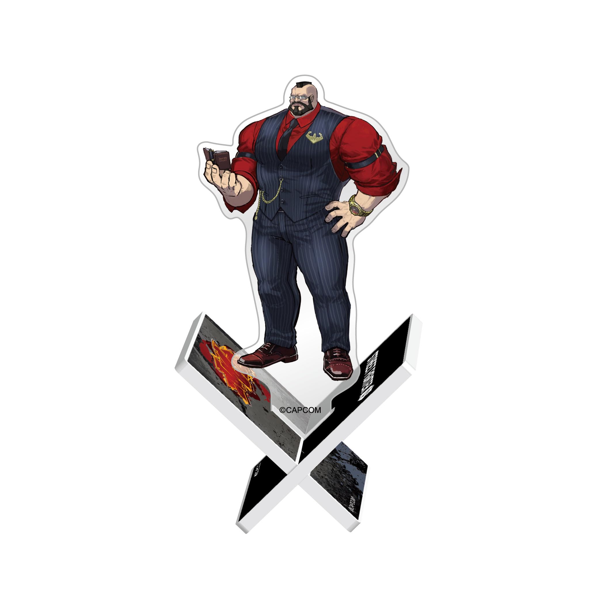 Capcom Batten Acrylic Stand Street Fighter 6 Zangiev Outfit3