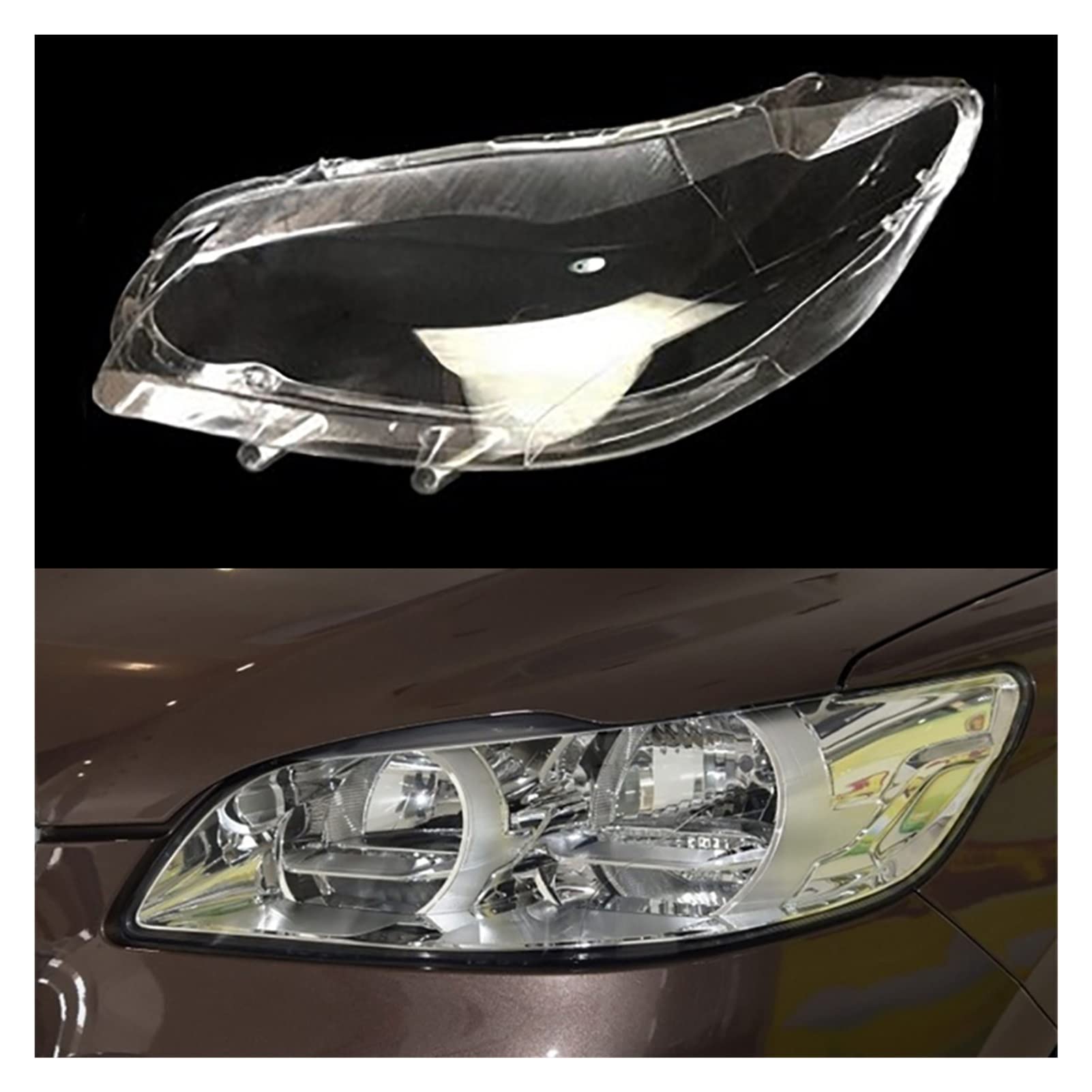 【があります】 MSJL Car Transparent Automotive Headlight Covers Shell