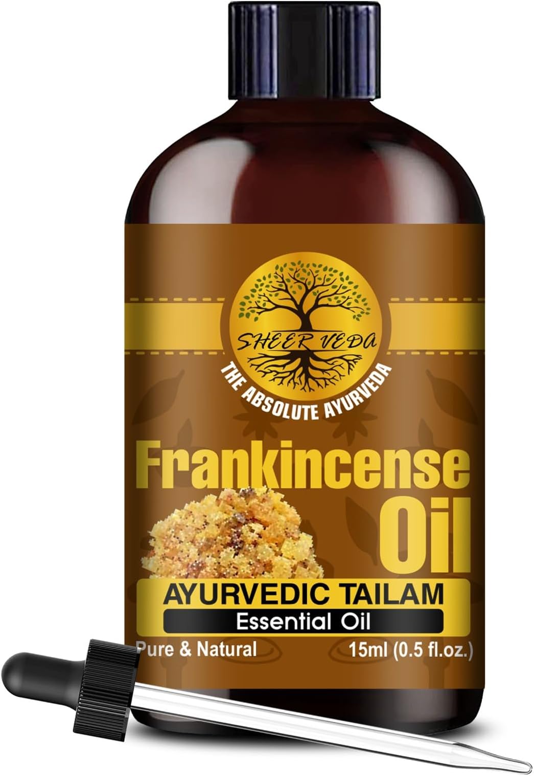 Sheer VedaFrankincense Essential Oil, 100% Pure, Natural & Undiluted for Fine Lines, Ageing, Skin Pores Tightening and Aromatherapy (30 ML)