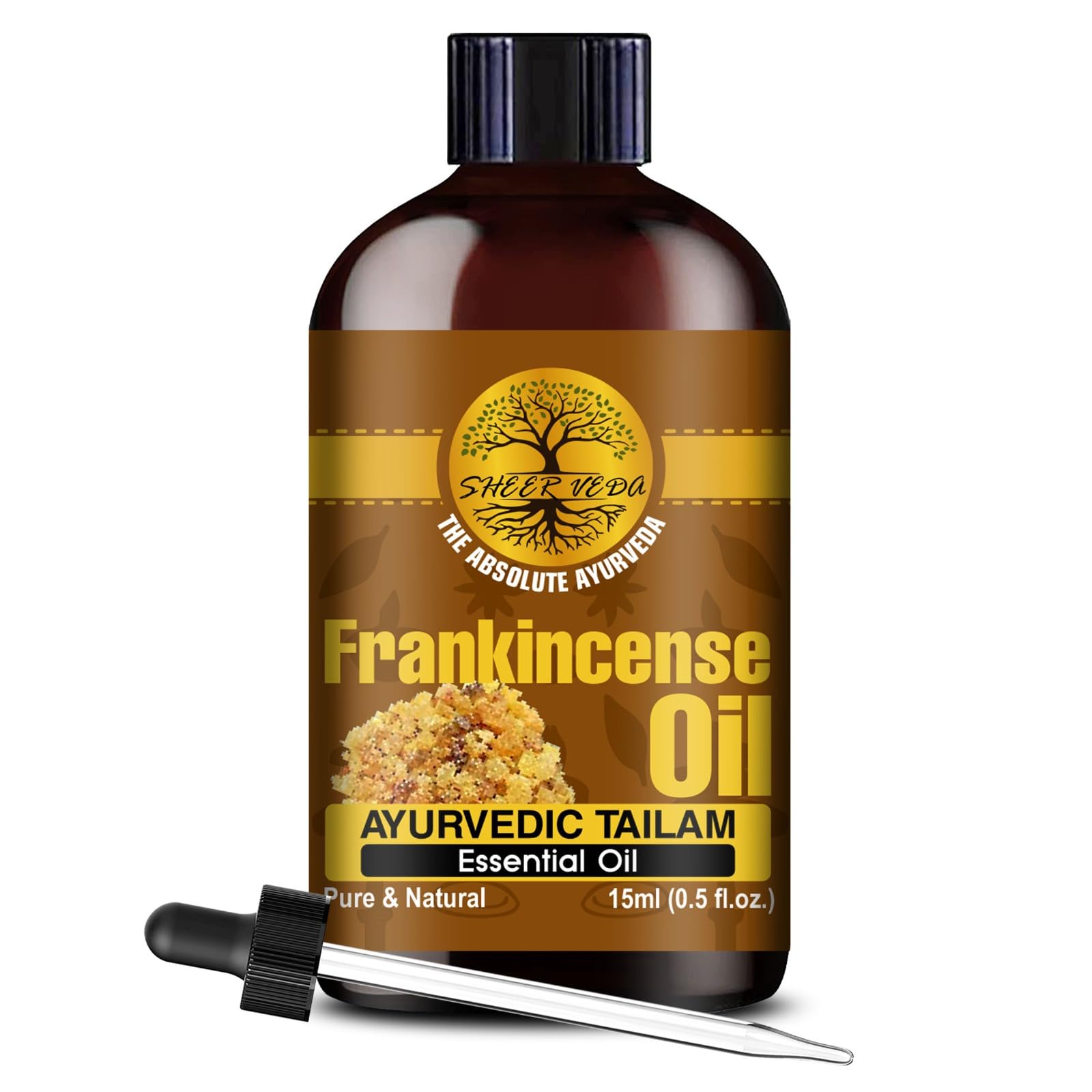 Sheer VedaFrankincense Essential Oil, 100% Pure, Natural & Undiluted for Fine Lines, Ageing, Skin Pores Tightening and Aromatherapy (30 ML)