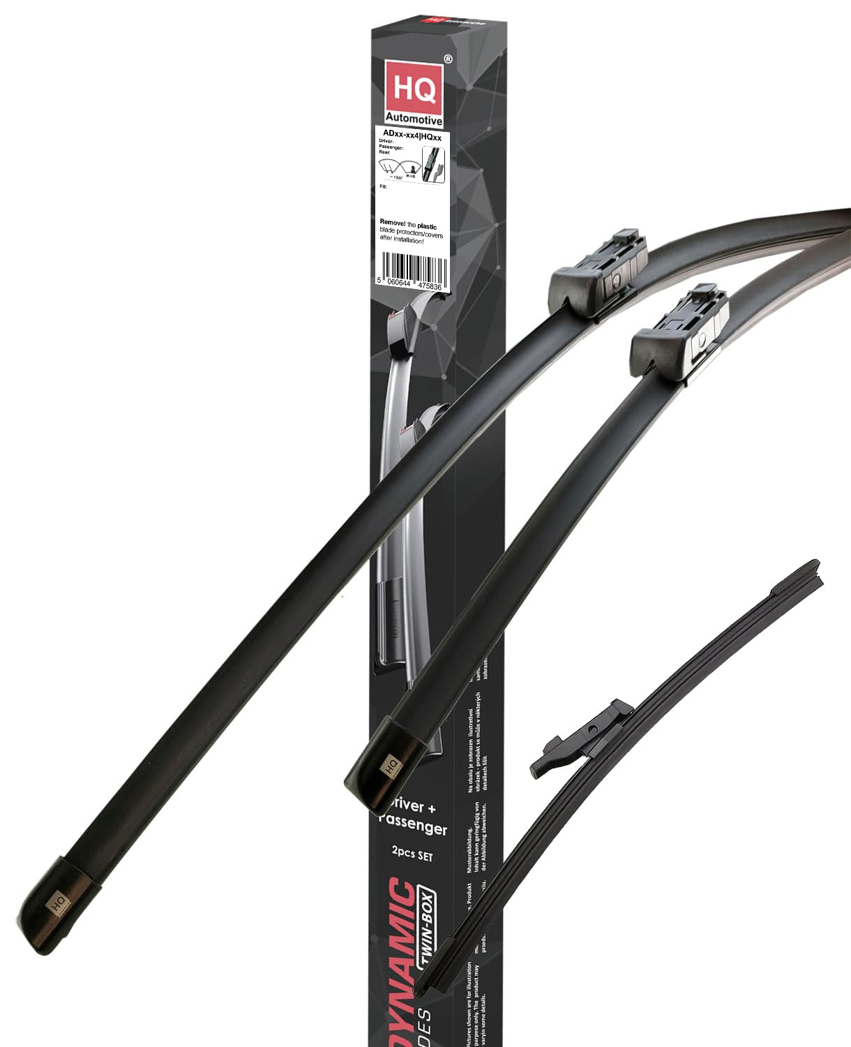 HQ AUTOMOTIVE Wiper Blades for BMW Serie 2 Gran Tourer F46 2015-2021, Ad91-624|Hq11k