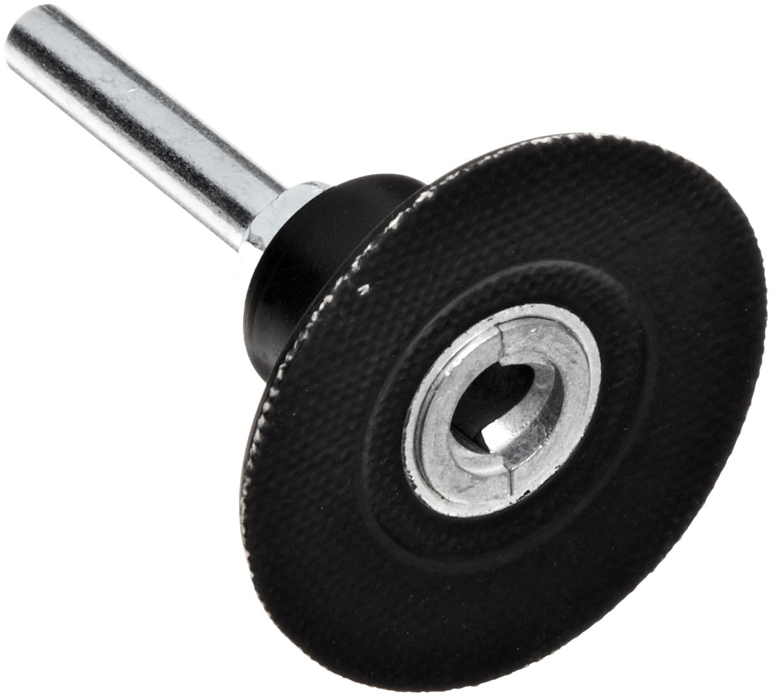 Merit Abrasotex Quick-Change Abrasive Disc Holder, Type III, 1/4" Shank, 2" Diameter, 30000 rpm, Grit Soft (Pack of 1)