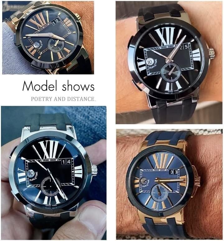 Bracelet montre Ulysse Nardin caoutchouc noir accessoires boucle