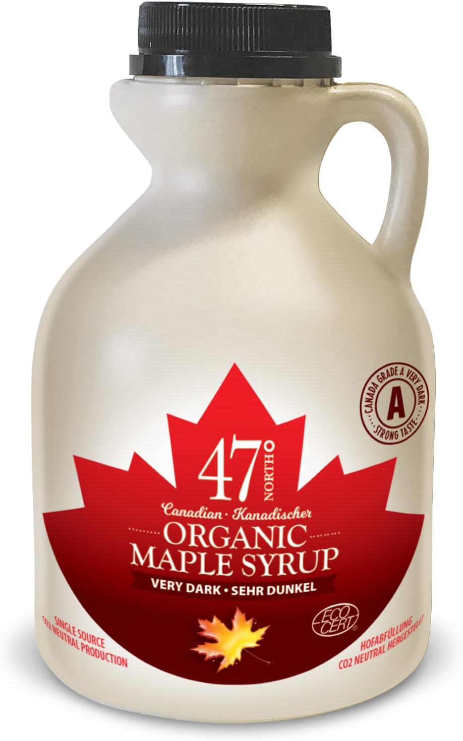 47° North Canadian Organic Single Source Maple Sryup Very Dark Strong 500ml