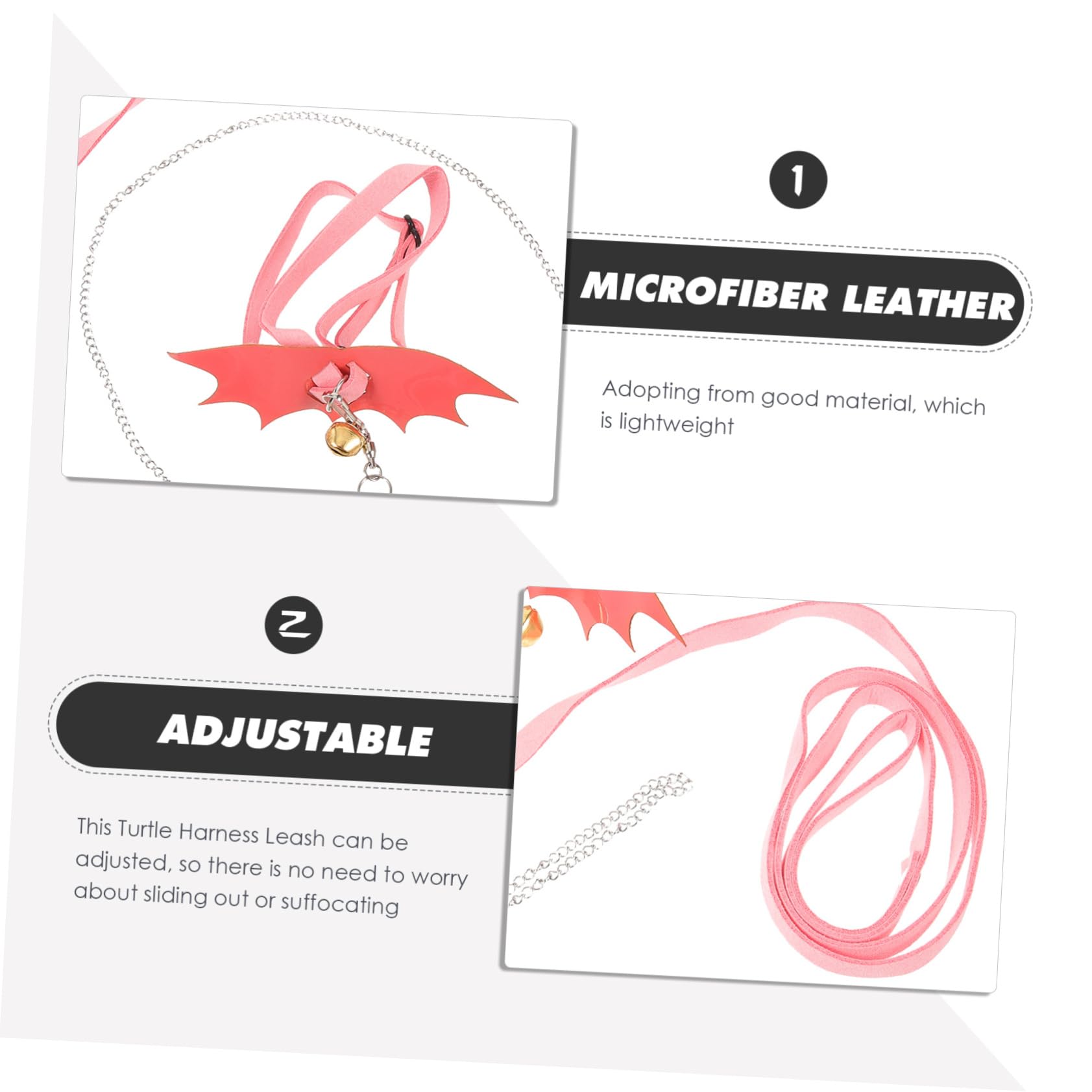 Yardwe Adjustable Tortoise Harness Turtle Walking Leash Small Pet Control Rope Outdoor Accessory