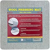 Wool Pressing Mat - 9' x 9' Quilting Ironing Pad - 100% New Zealand Felted Wool Iron Board for Quilters, Great for Quilting & Sewing Projects by Savina