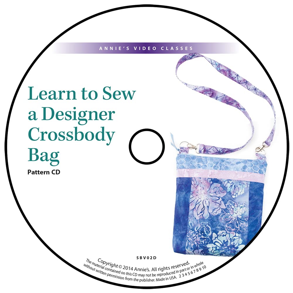 Learn to Sew a Designer Crossbody Bag: With Instructor Nancy Green