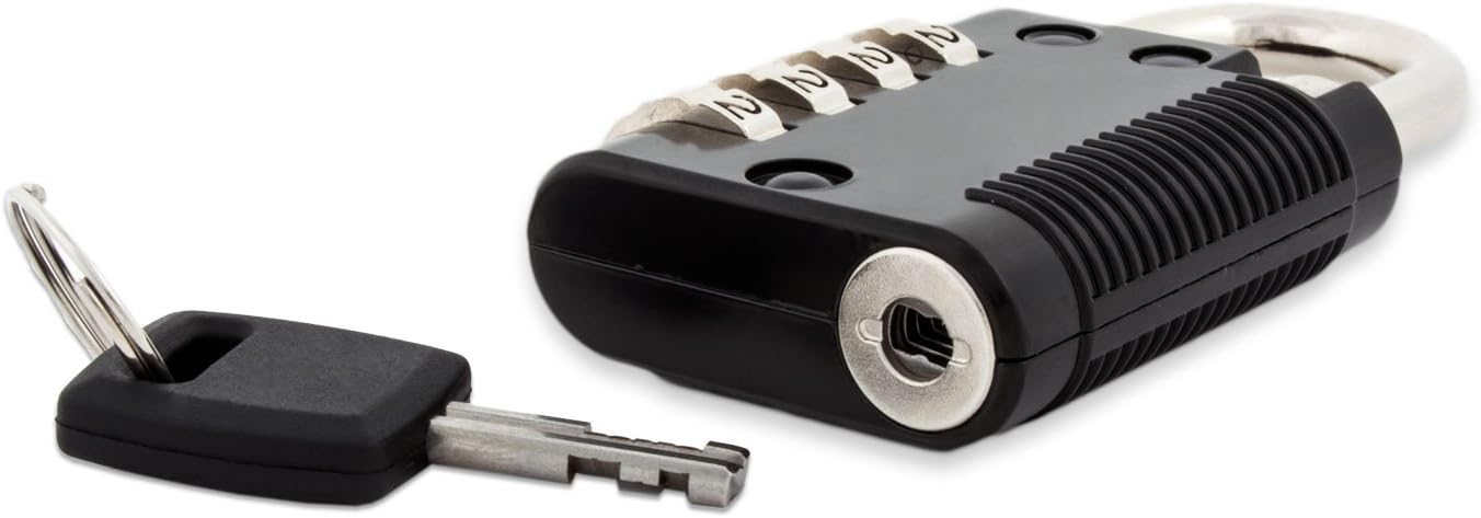 FJM Security SX-575 & Key Combination Padlock Pack with 1 Key (50)
