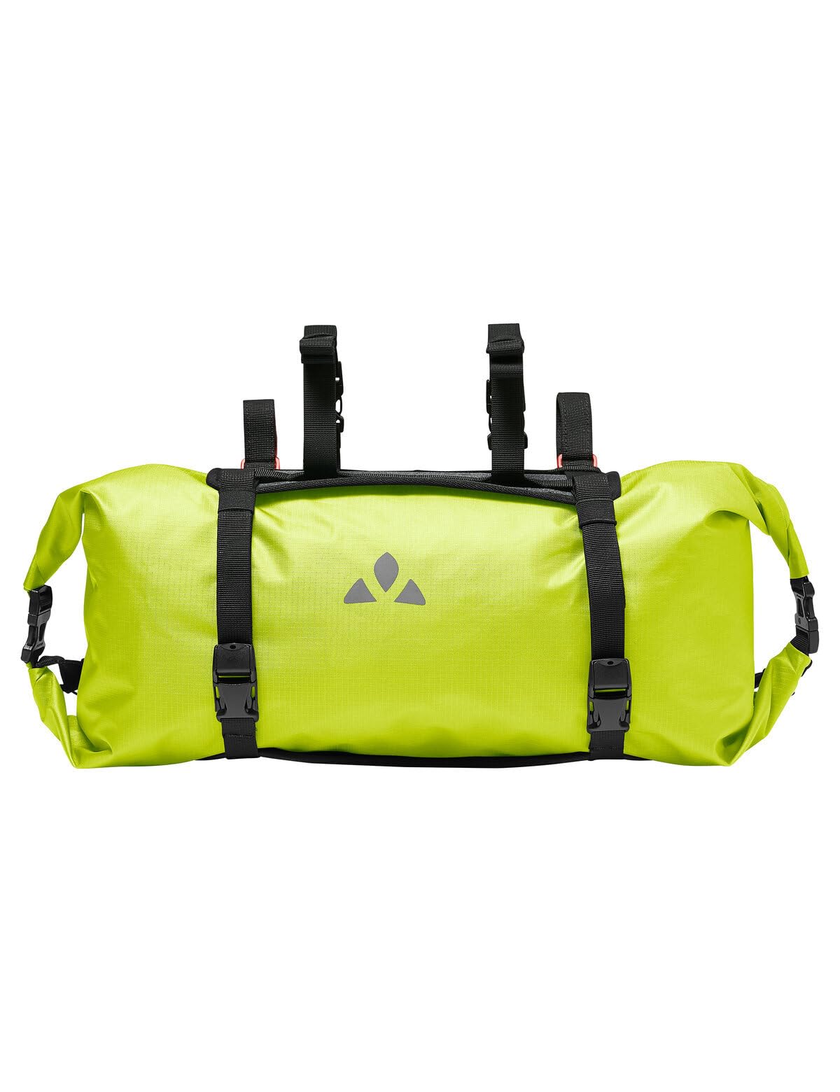 VAUDE Trailfront II, wasserdichte Lenkertasche fürs Bikepacking, Bright Green/Black