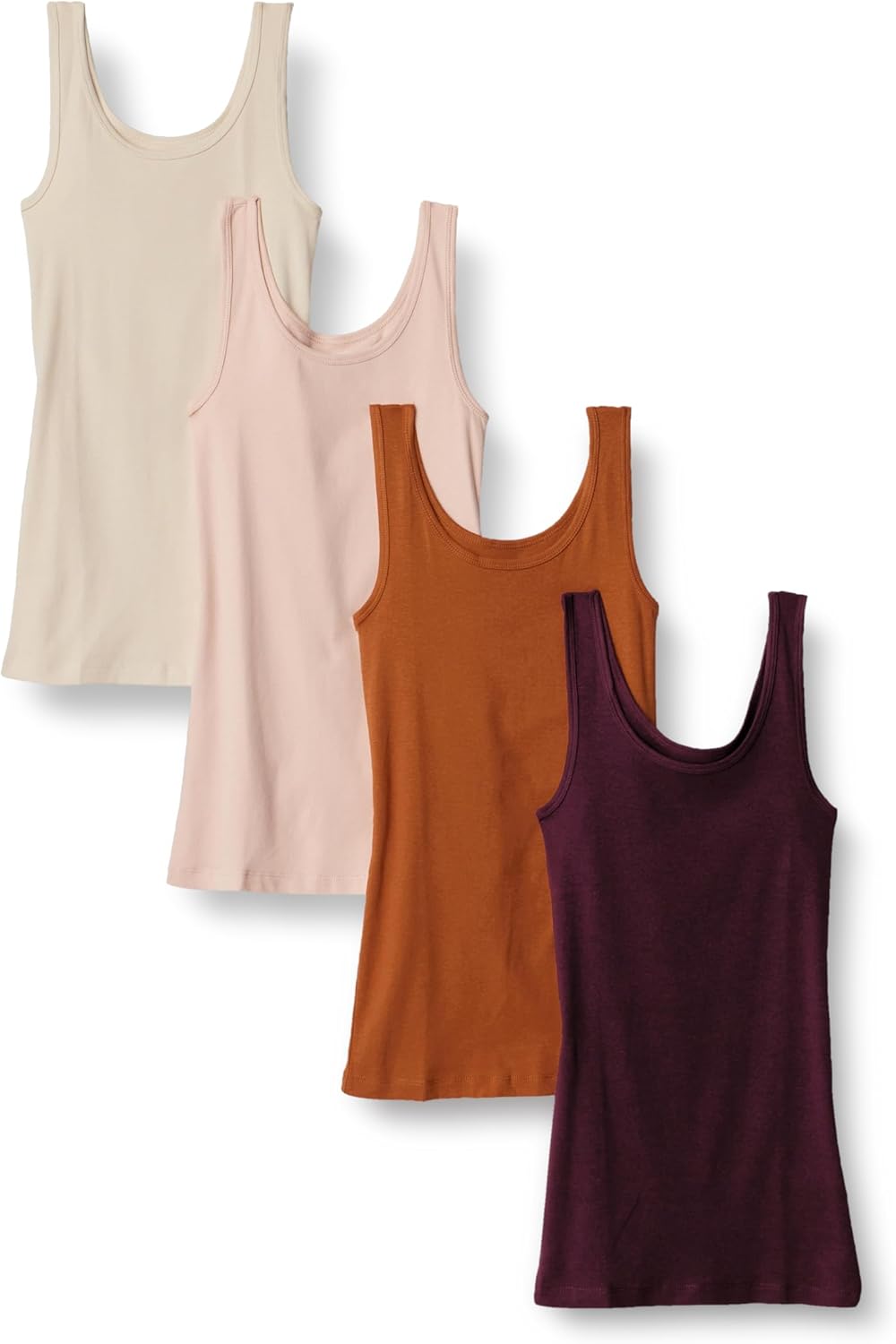 Amazon Essentials Women’s Slim-Fit Tank, Pack...