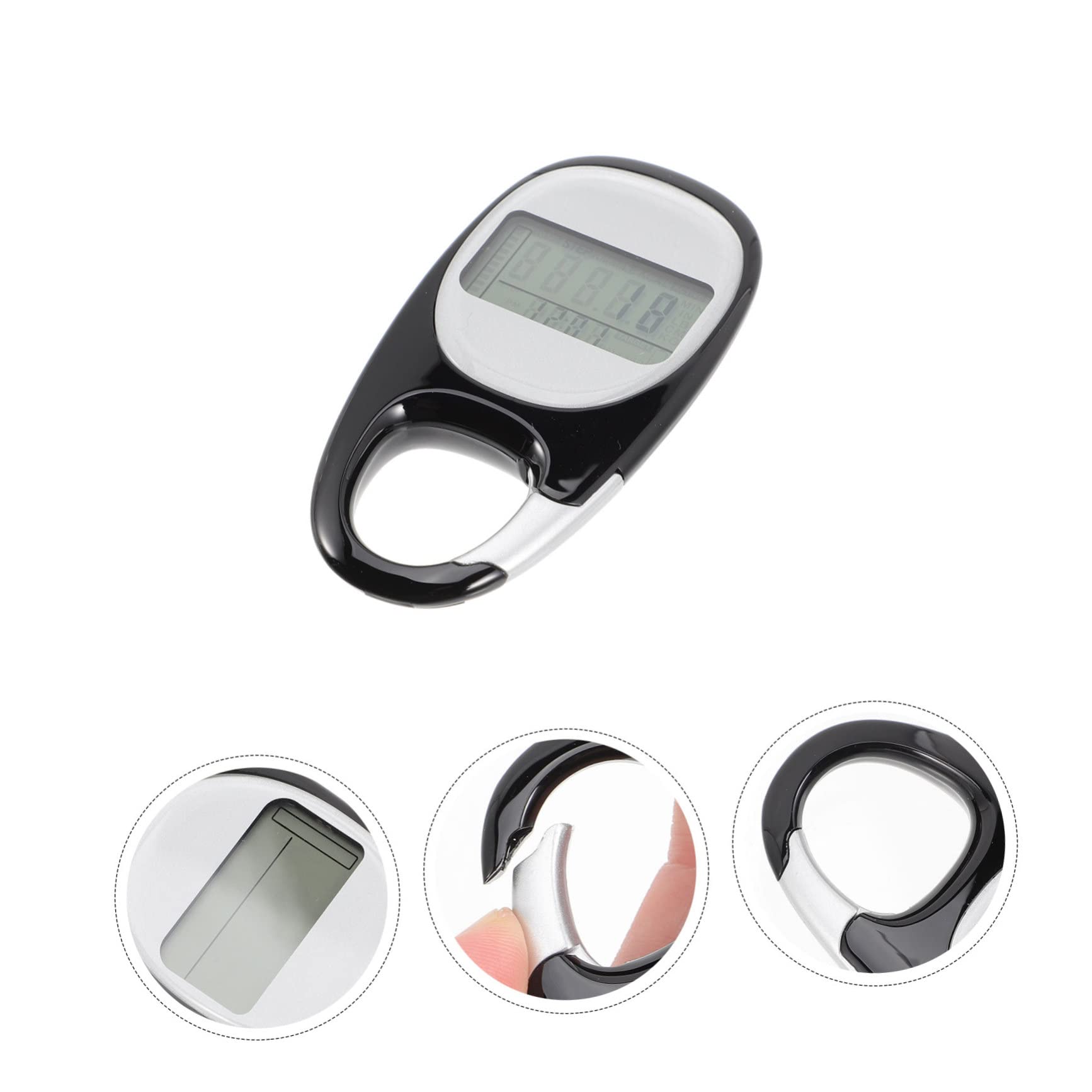 UPKOCH pédomètre podomètre pour Marcher Portable Compteur de Marche 3D comptoir avec Compteur de Simple Compteur de podomètre pour la Marche Abdos